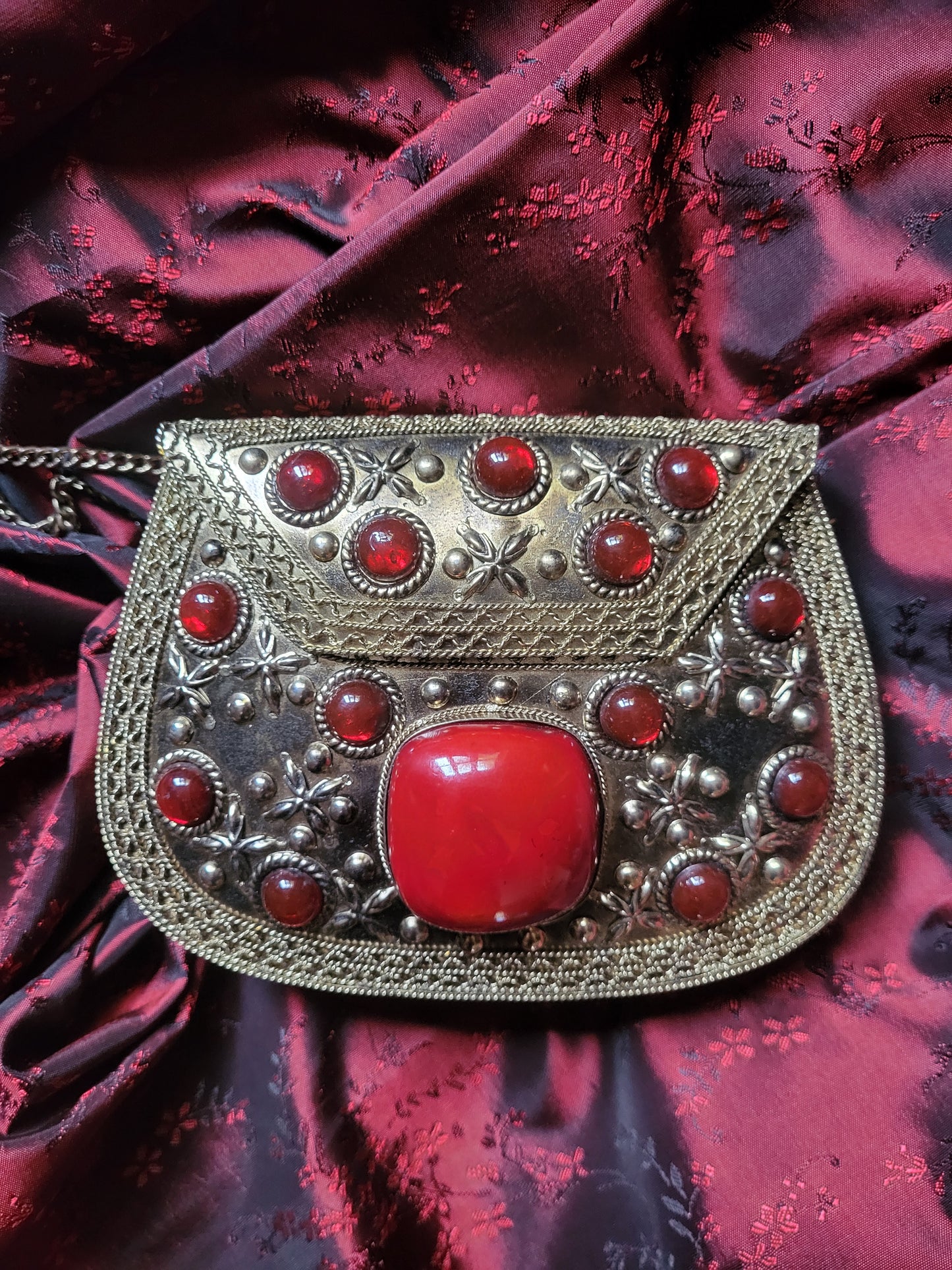 From St Xavier Baroque Gold Bag