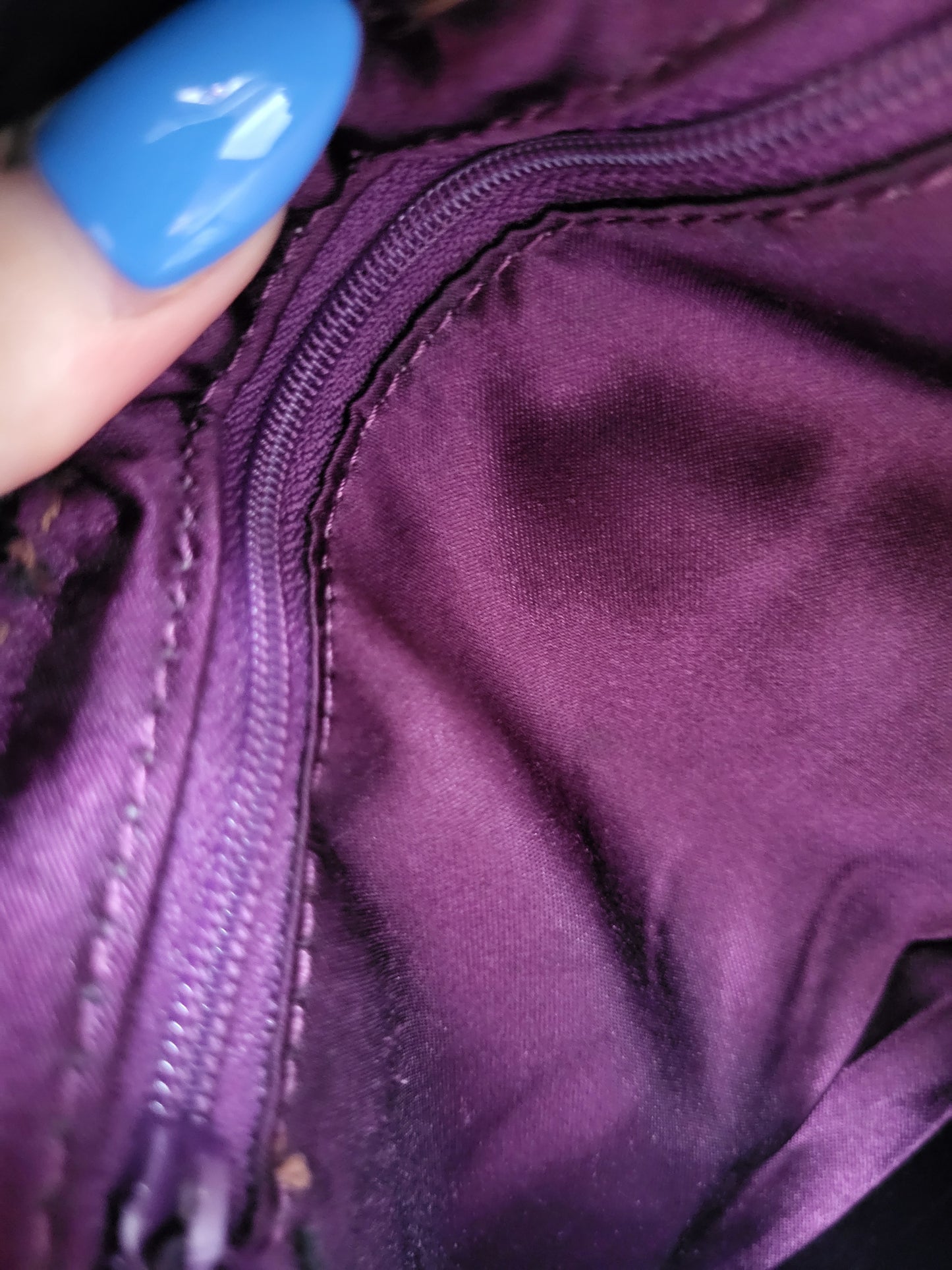 Baroque Beaded Deep Purple Handbag