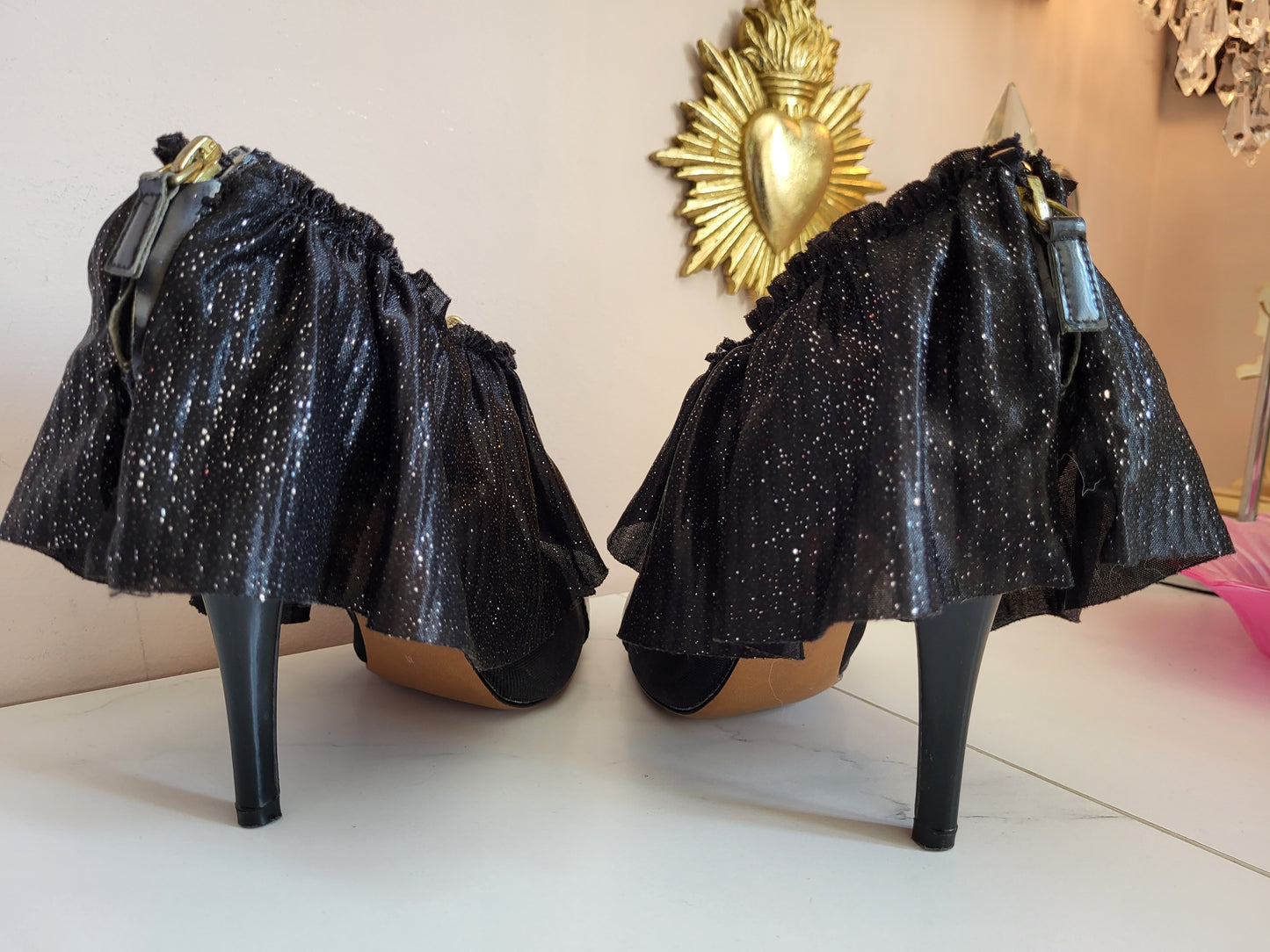 Hand-Customised One-of-a-kind KISS Rock Couture Boots