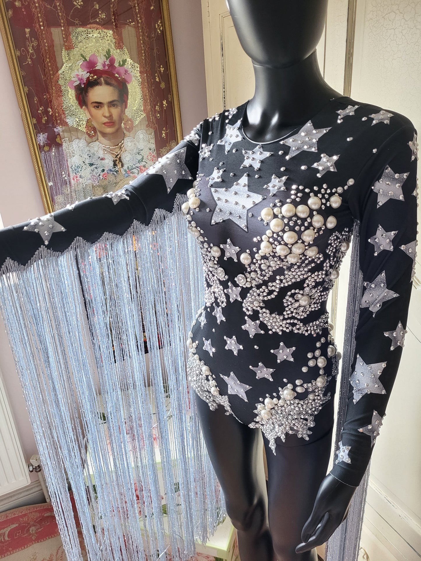 Born in Stockholm Star Fringe Bodysuit