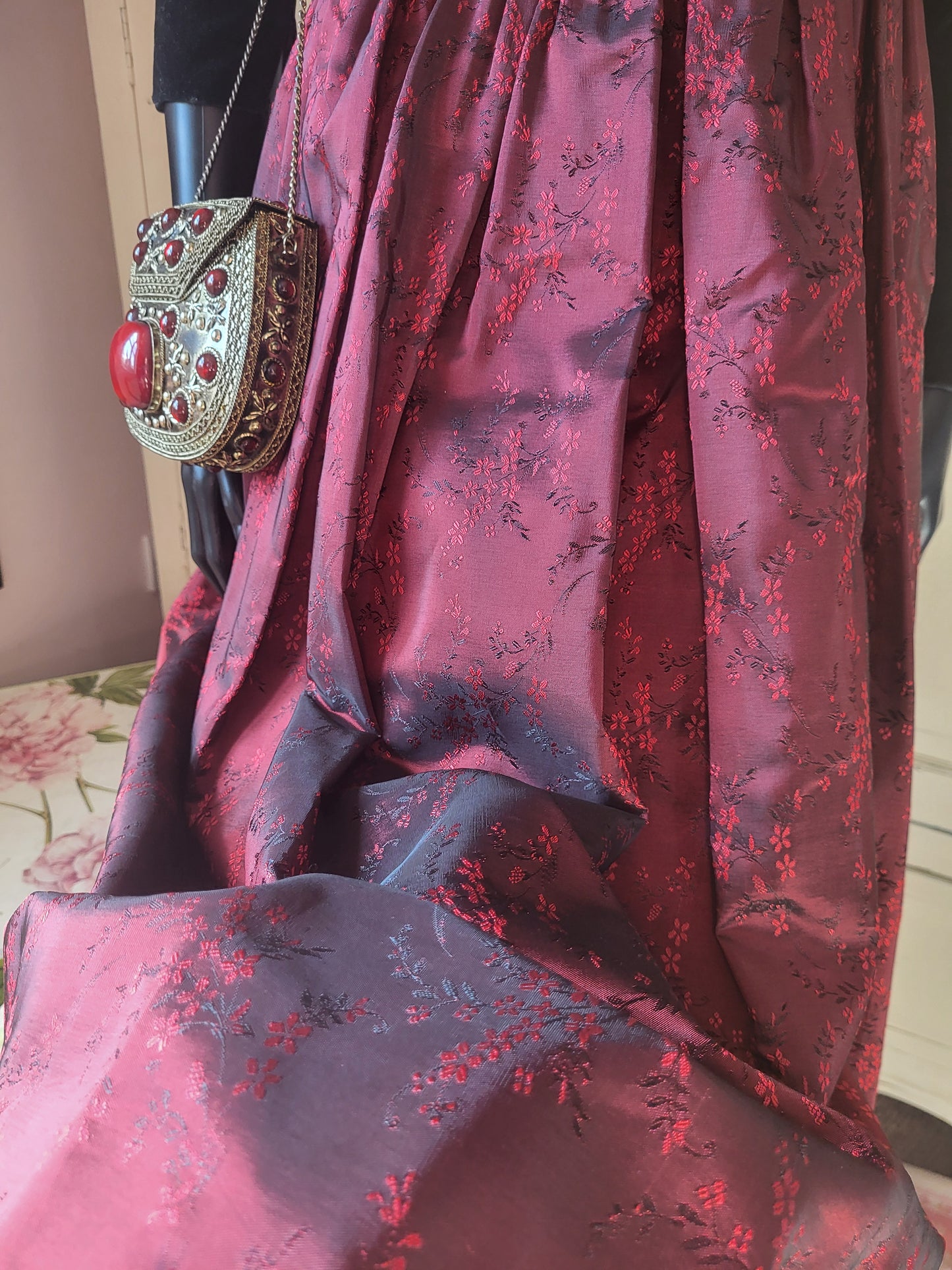 Vintage 1990s Custom-Made Evening Dress