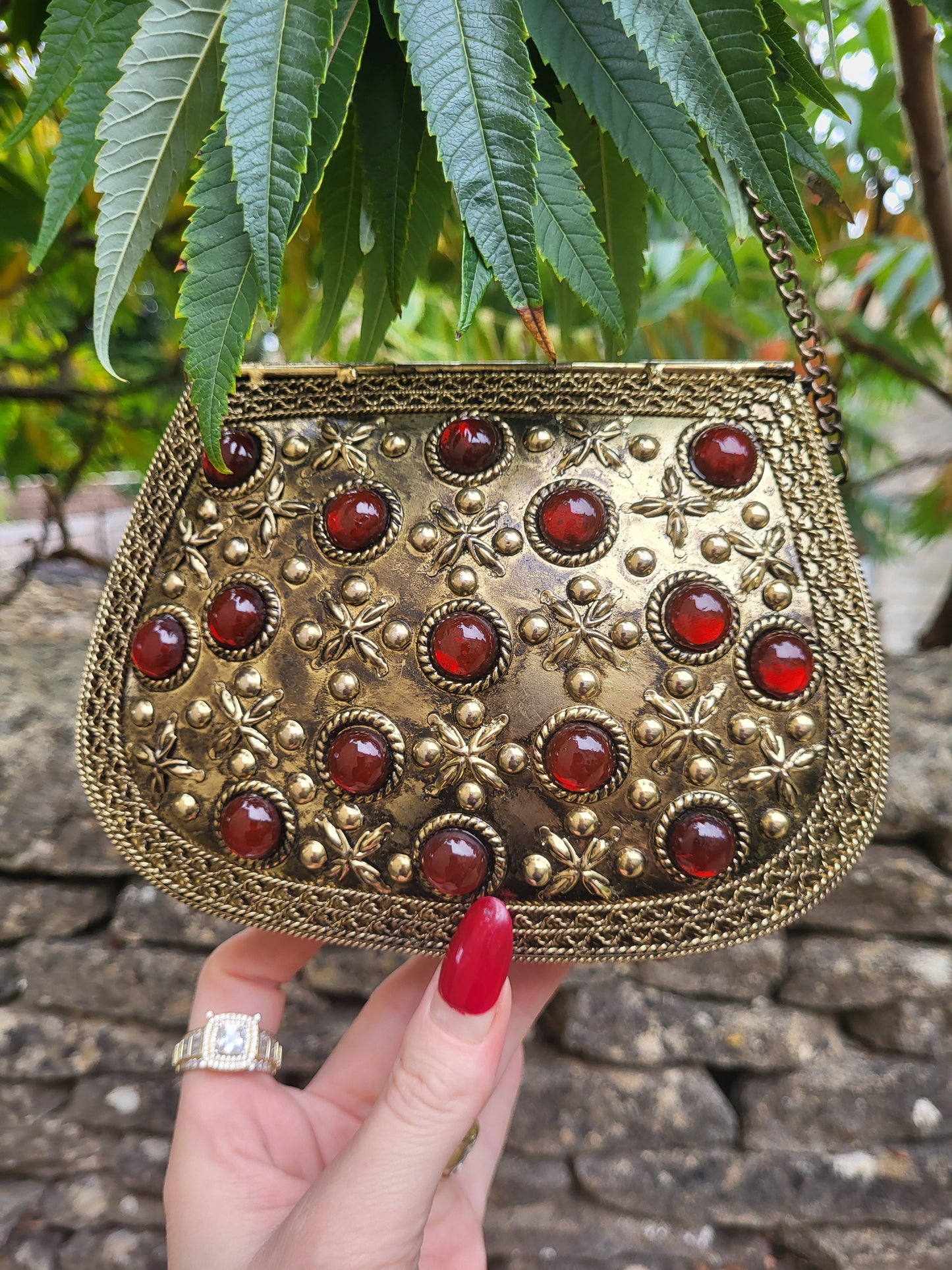 From St Xavier Baroque Gold Bag