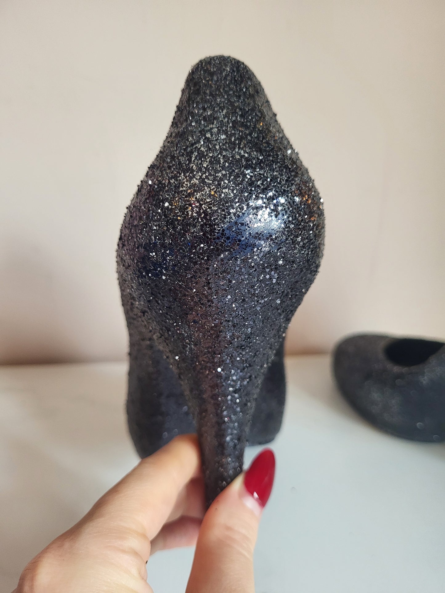 Vivienne Westwood Anglomania x Melissa Black Glitter Heels