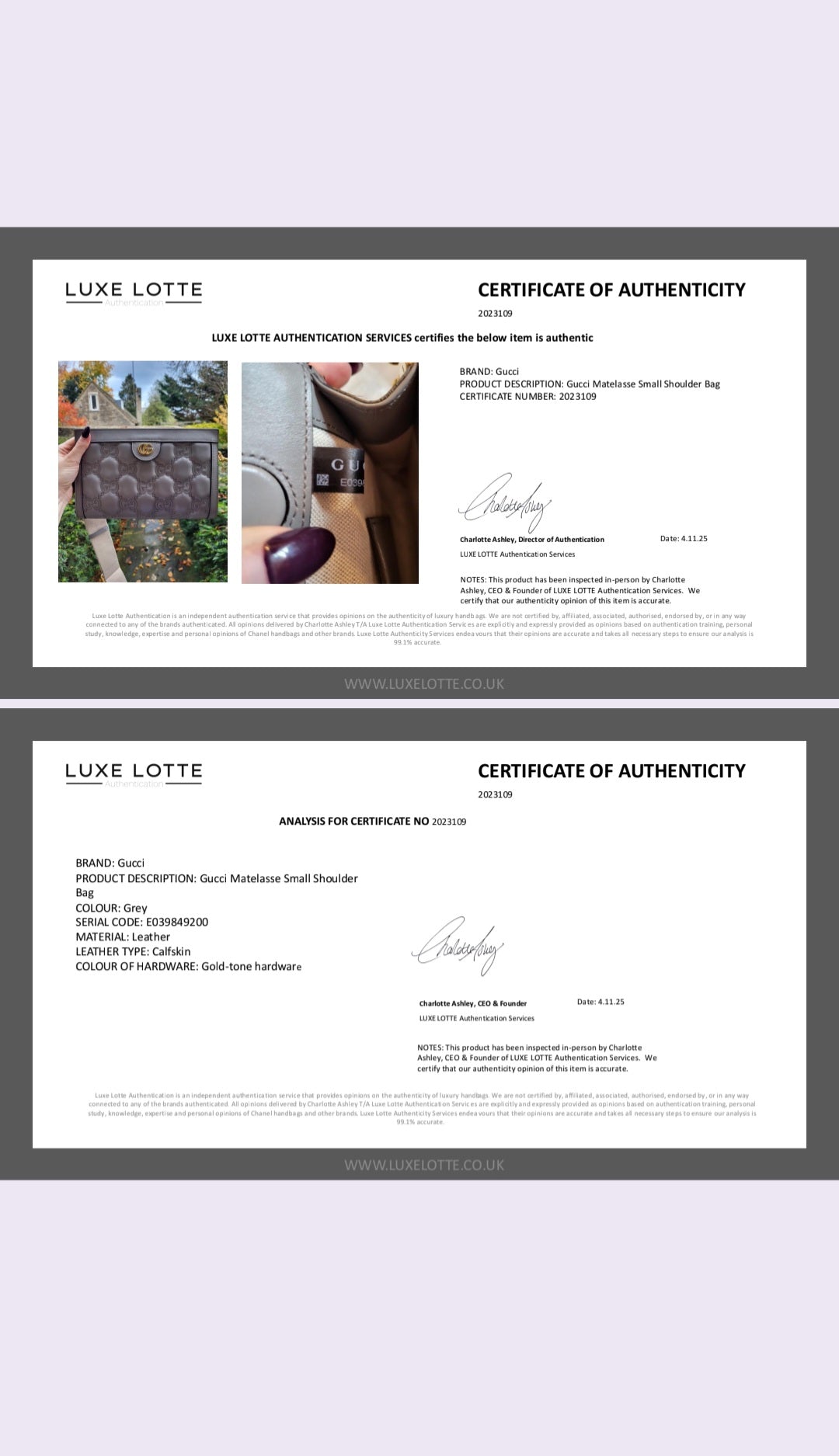 Gucci GG Matelassé Quilted Leather Shoulder Bag