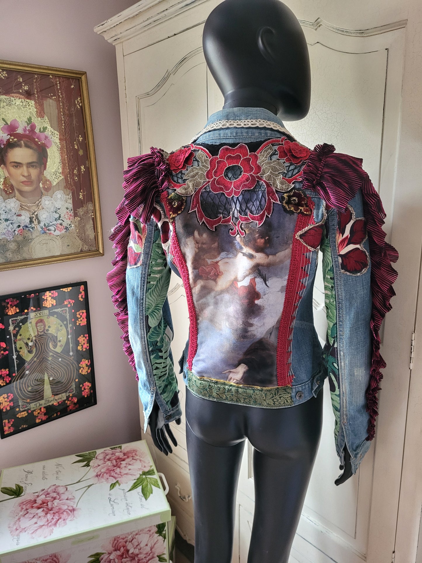 Vintage Embroidered Denim Jacket