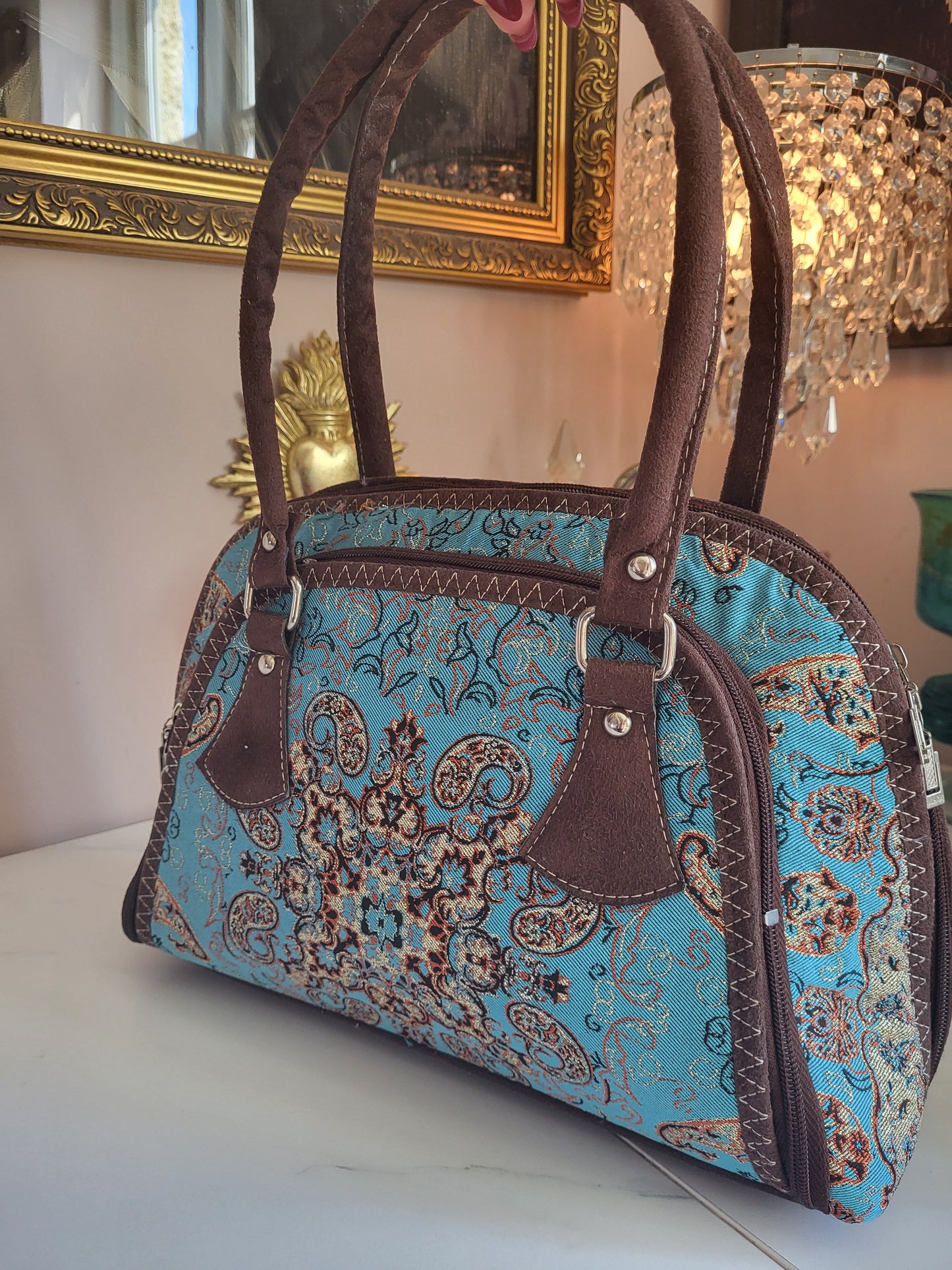 Bohemian Persian Tapestry Handbag