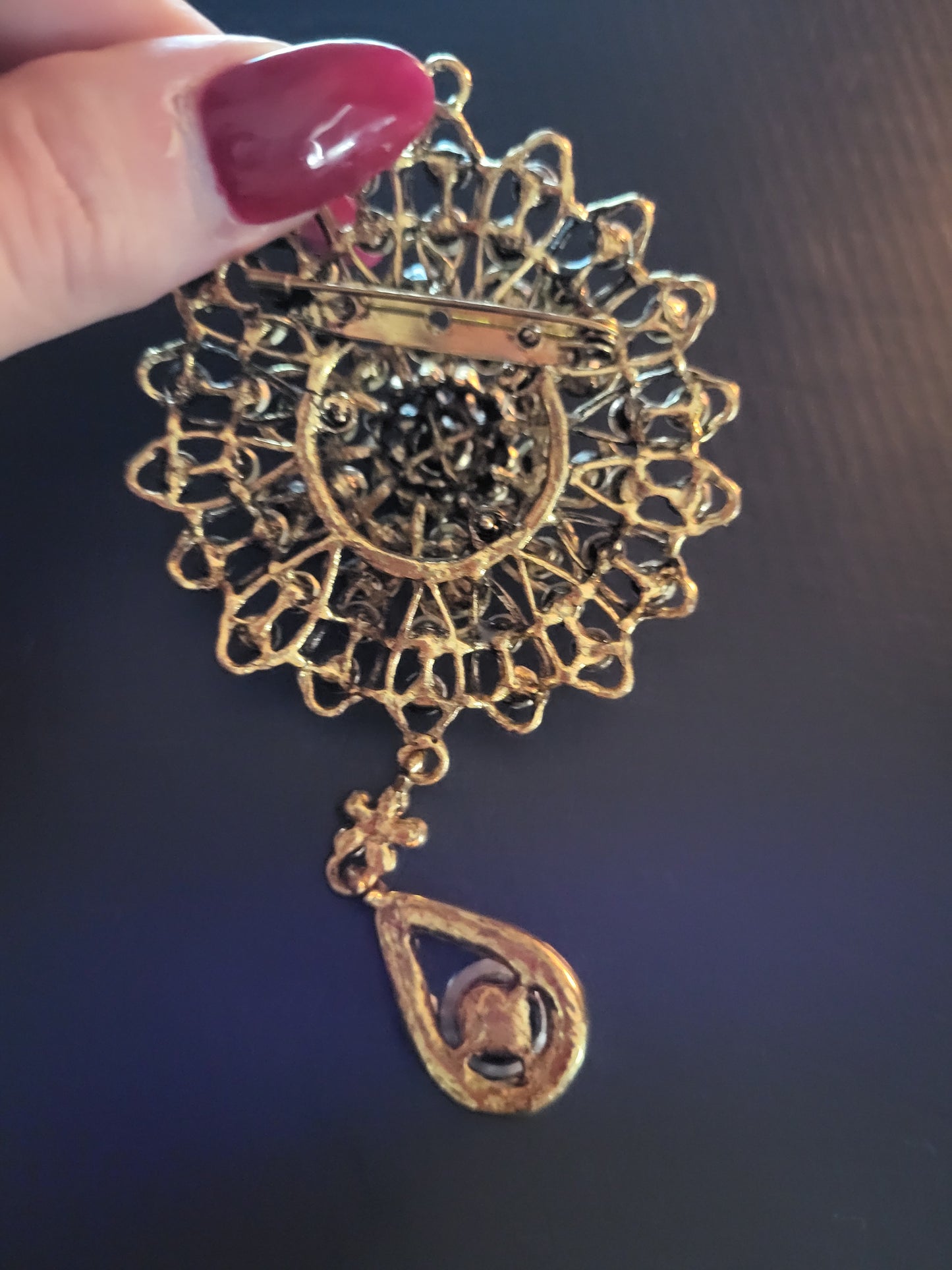 Crystal Burst Statement Brooch & Pendant