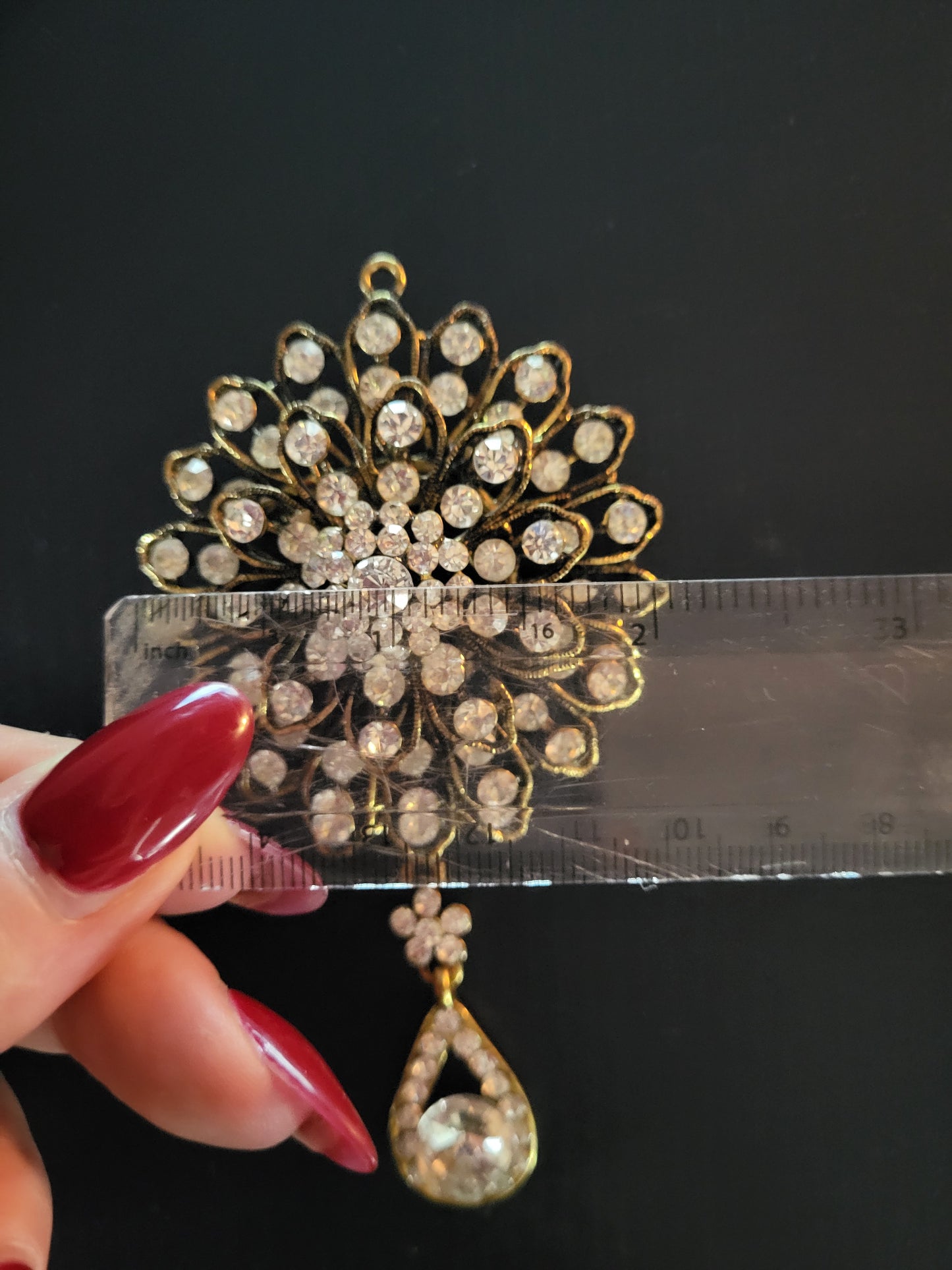 Crystal Burst Statement Brooch & Pendant