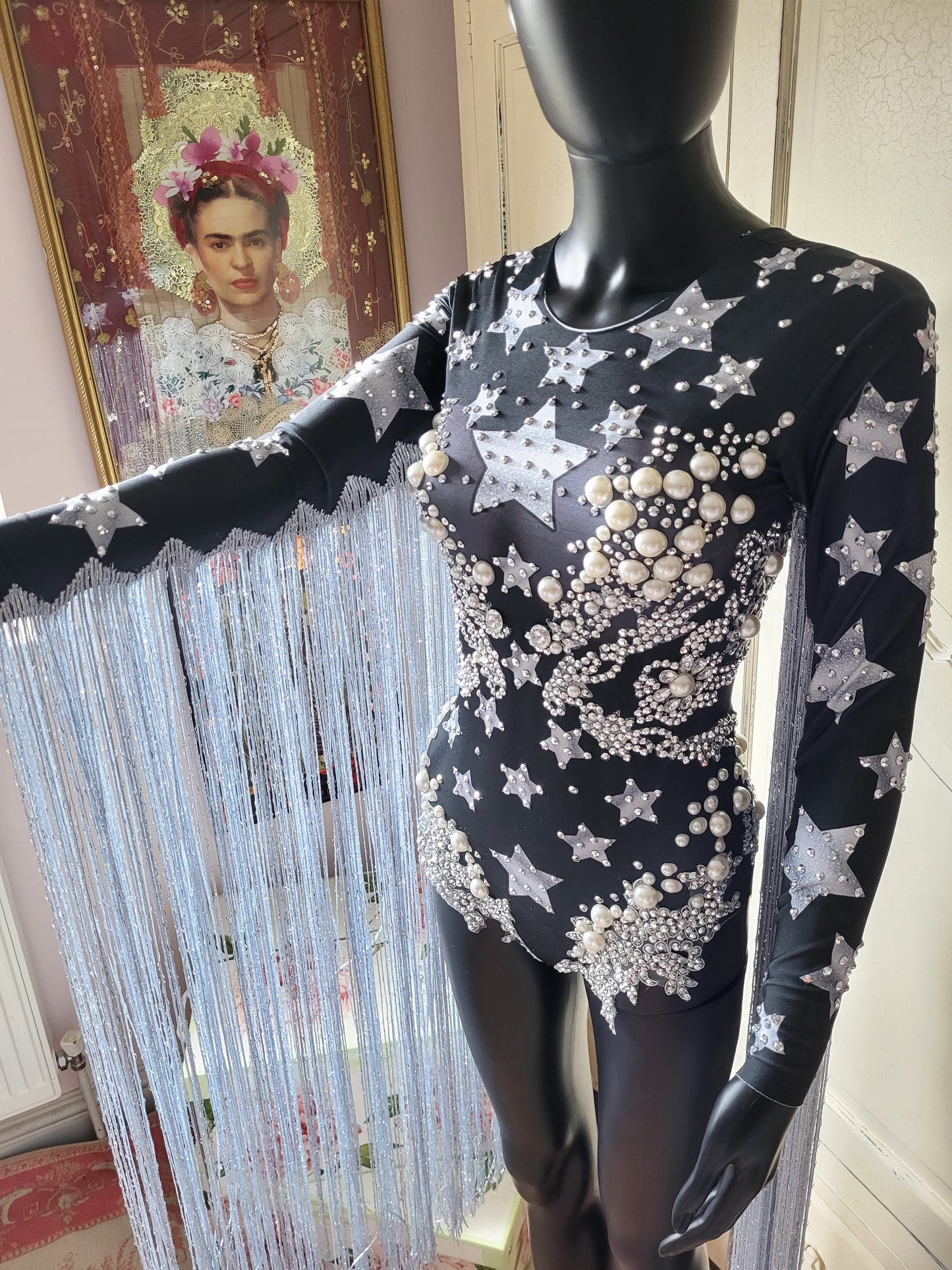 Born in Stockholm Star Fringe Bodysuit