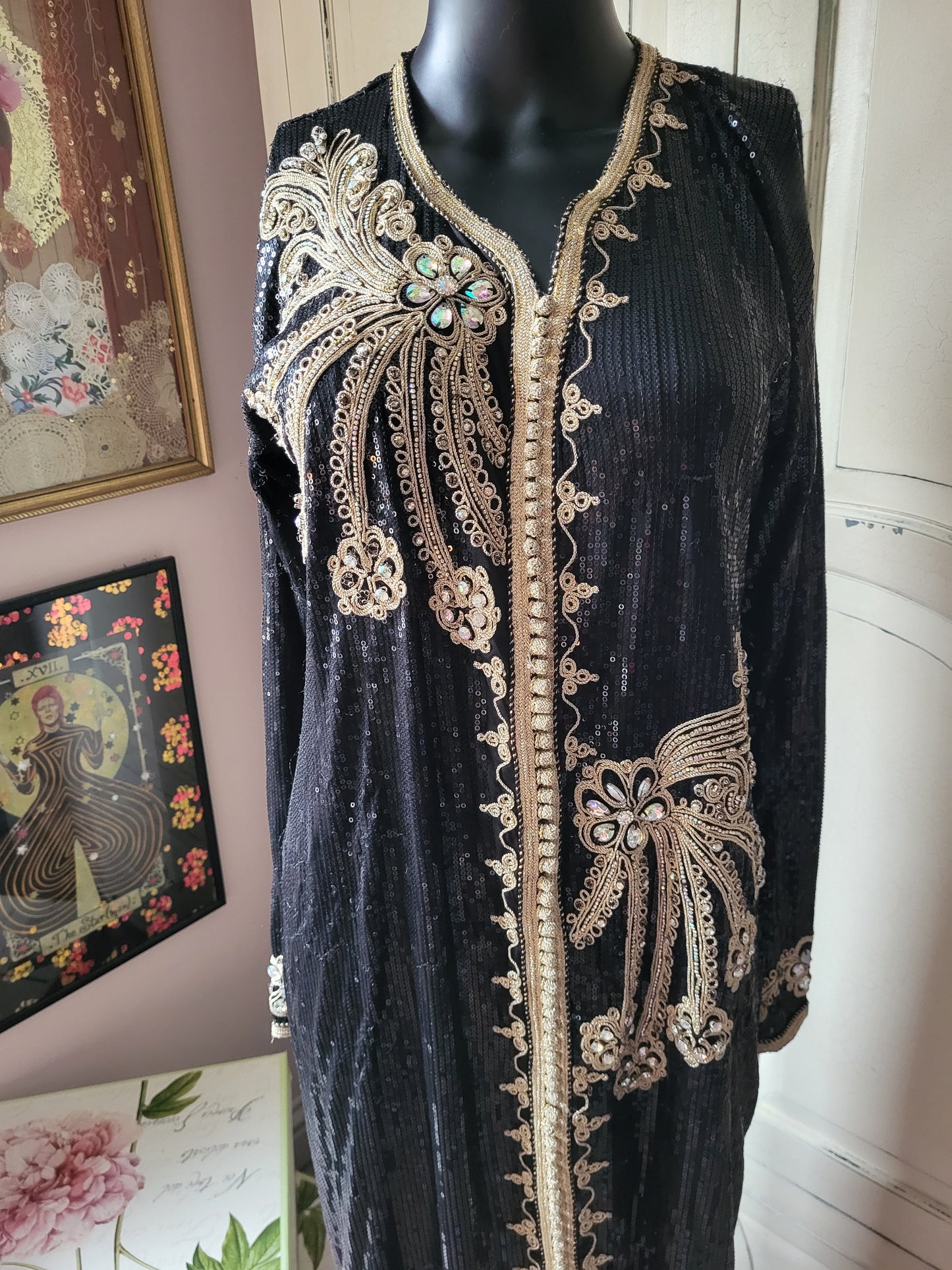 Vintage Moroccan Sequin Robe