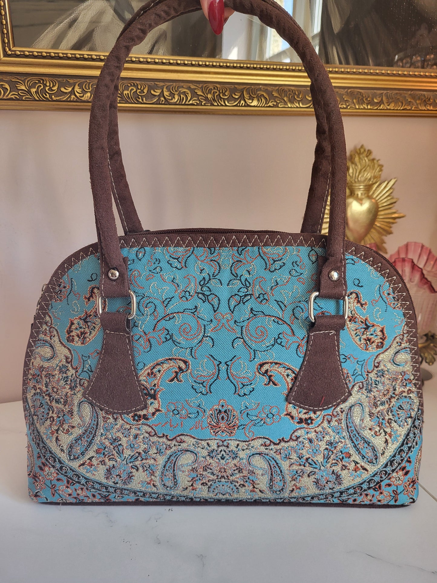 Bohemian Persian Tapestry Handbag