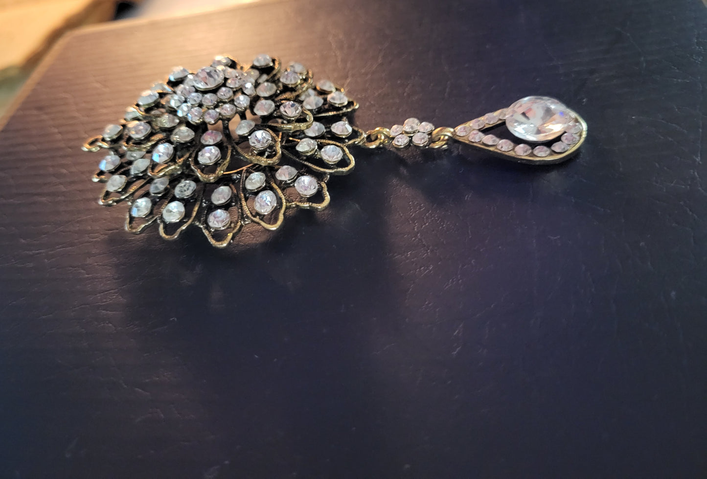 Crystal Burst Statement Brooch & Pendant