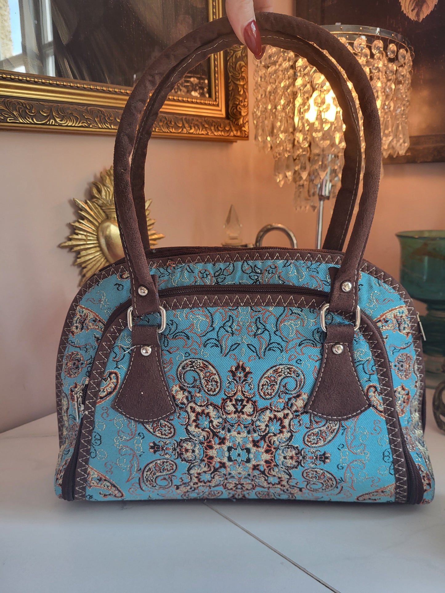 Bohemian Persian Tapestry Handbag
