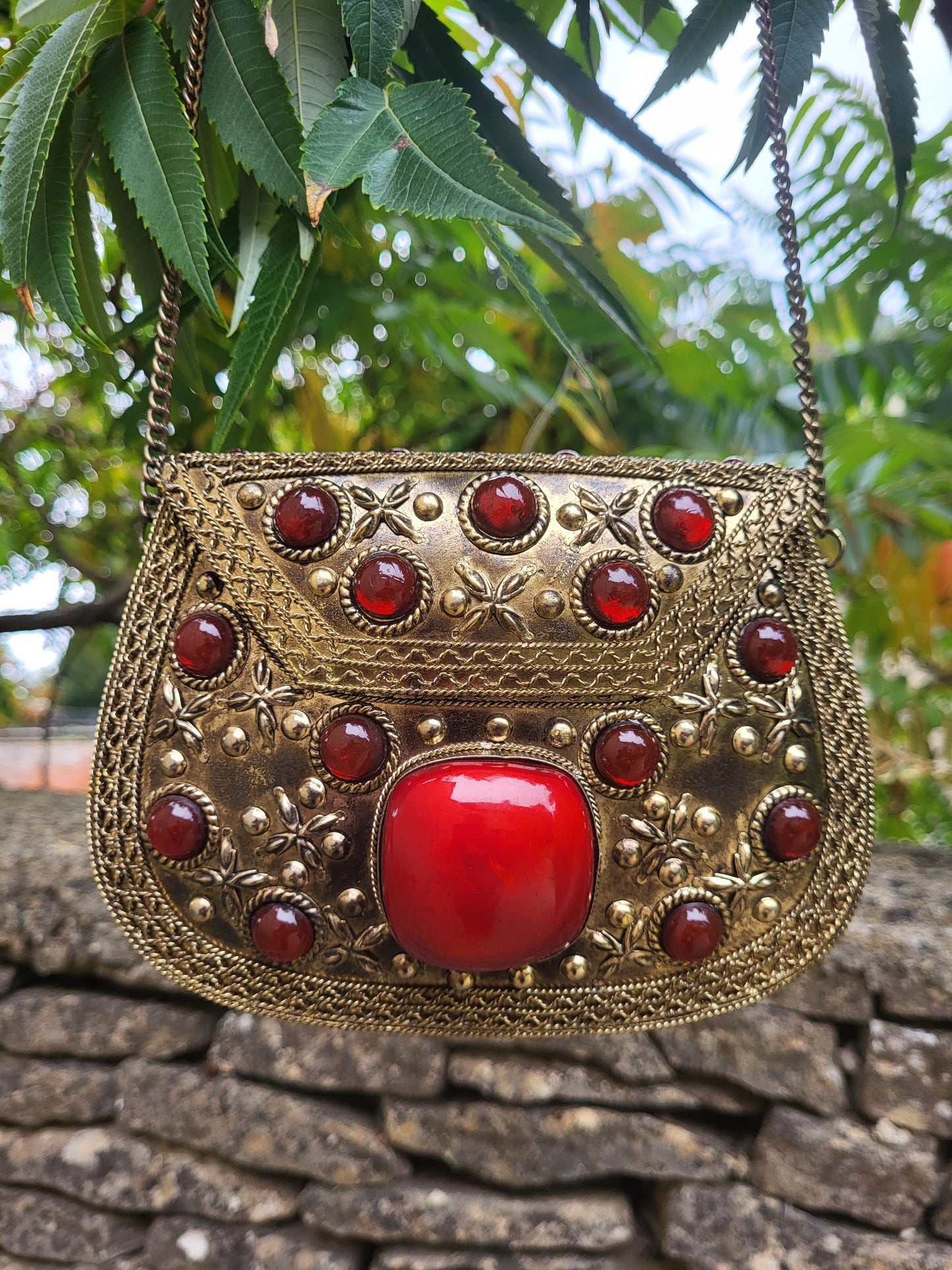 From St Xavier Baroque Gold Bag