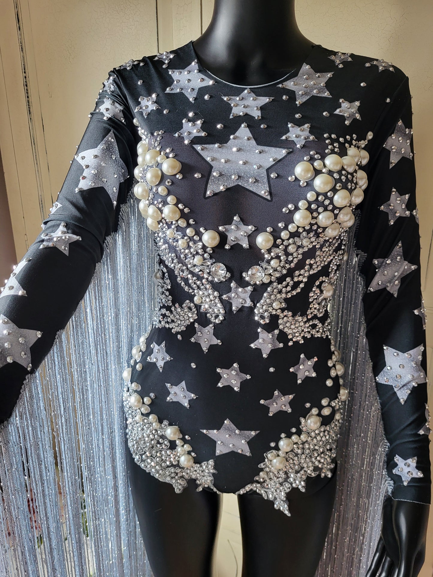 Born in Stockholm Star Fringe Bodysuit