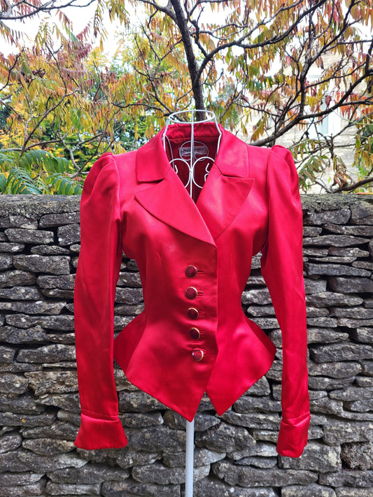 Vintage Yves Saint Laurent Rive Gauche Silk Blazer