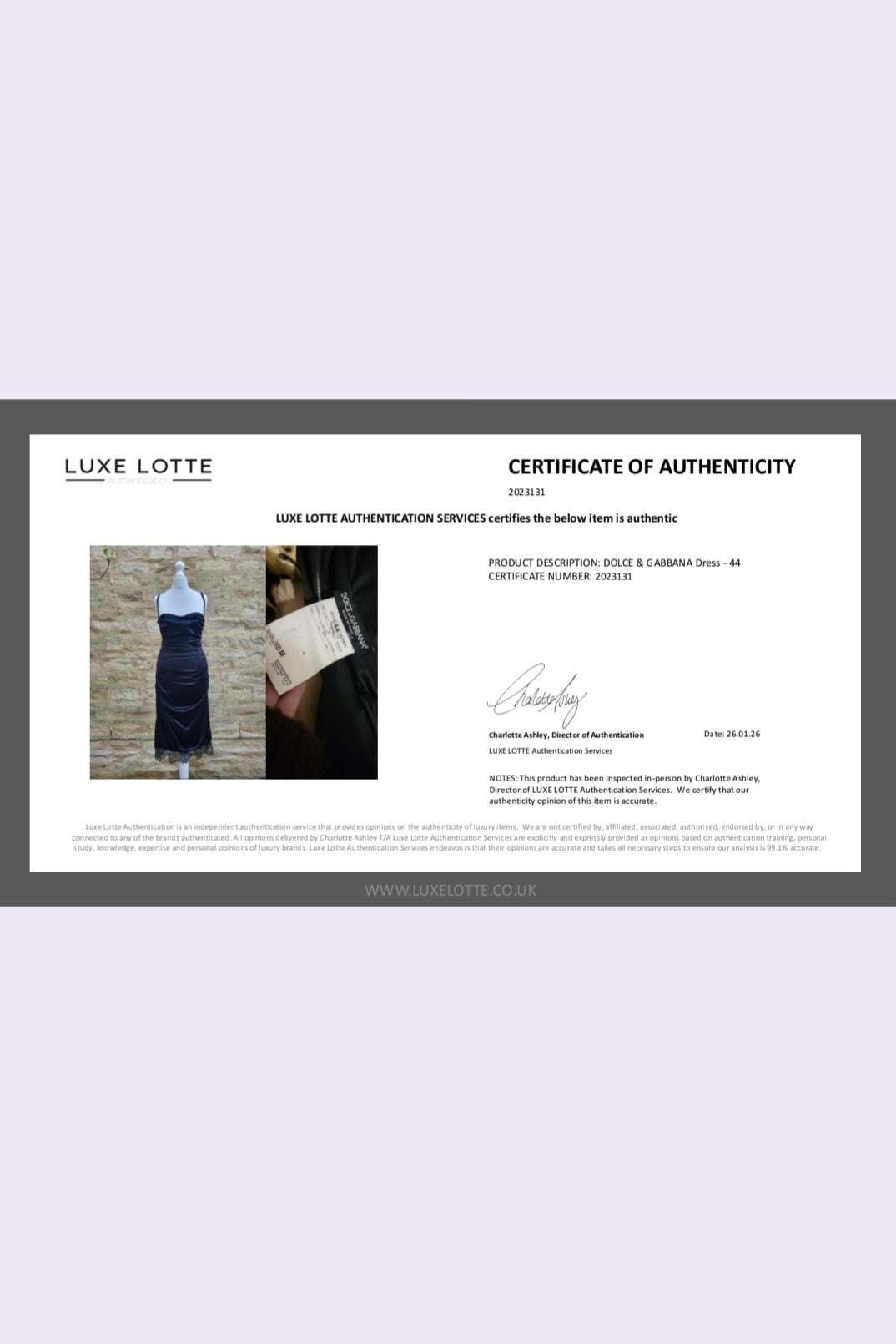 Vintage Dolce & Gabbana Black Silk Satin Dress