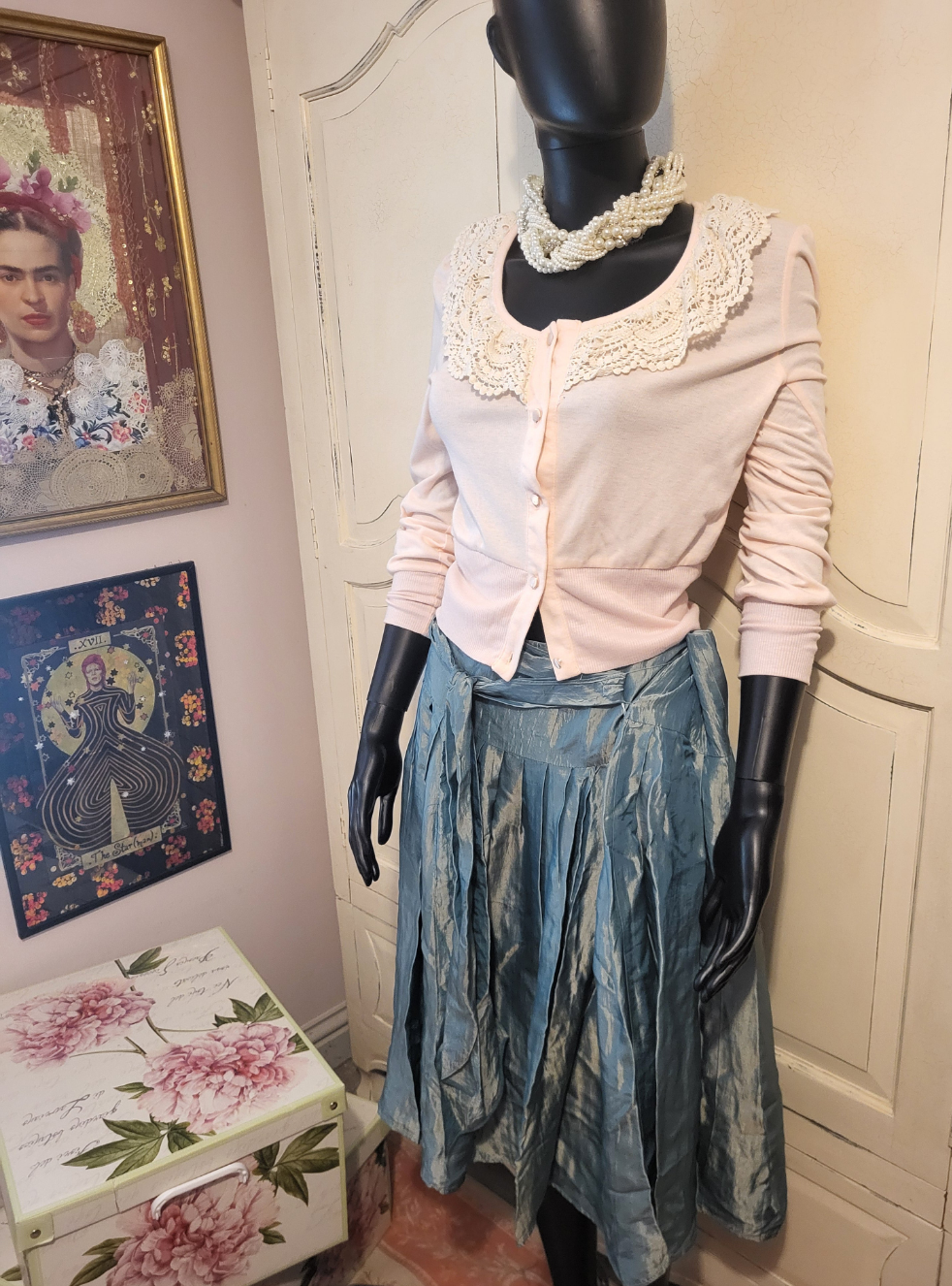 Sea Green Midi Skirt