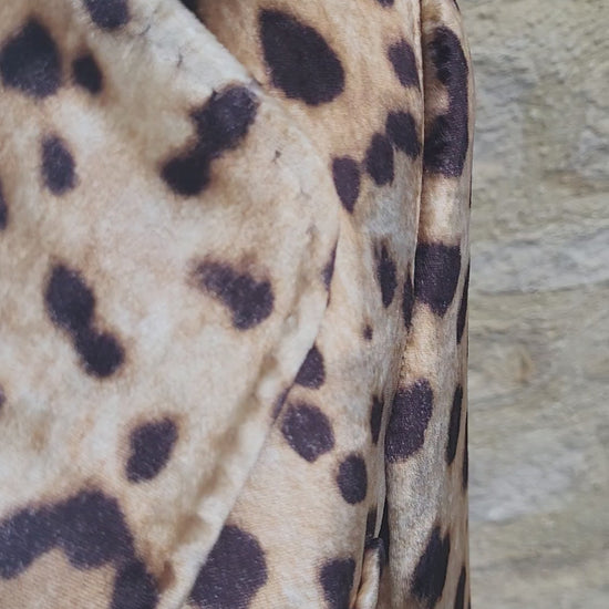 Dolce & Gabbana leopard print velvet blazer, luxury designer jacket