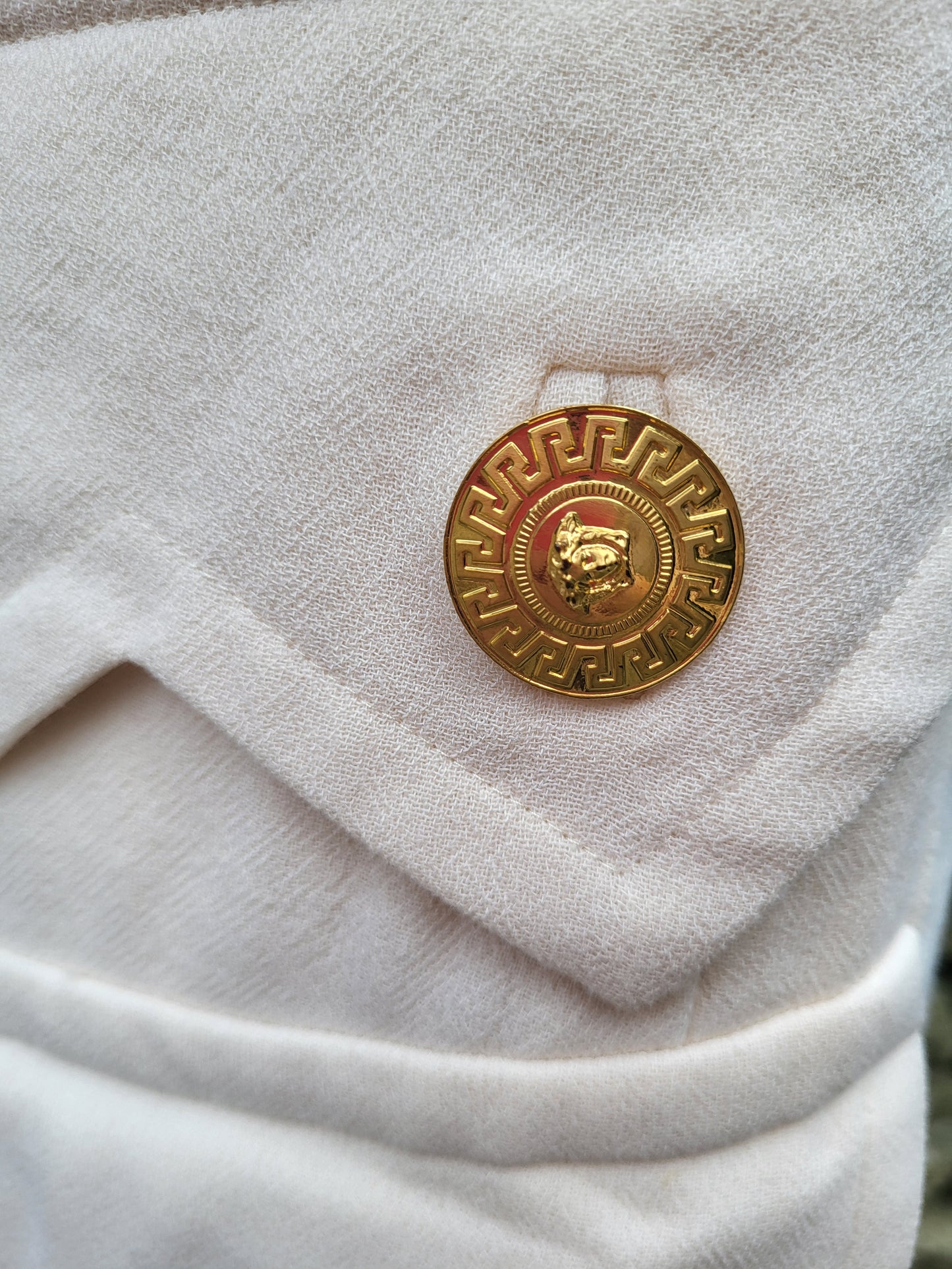 RARE Vintage Gianni Versace Wool Mini Dress