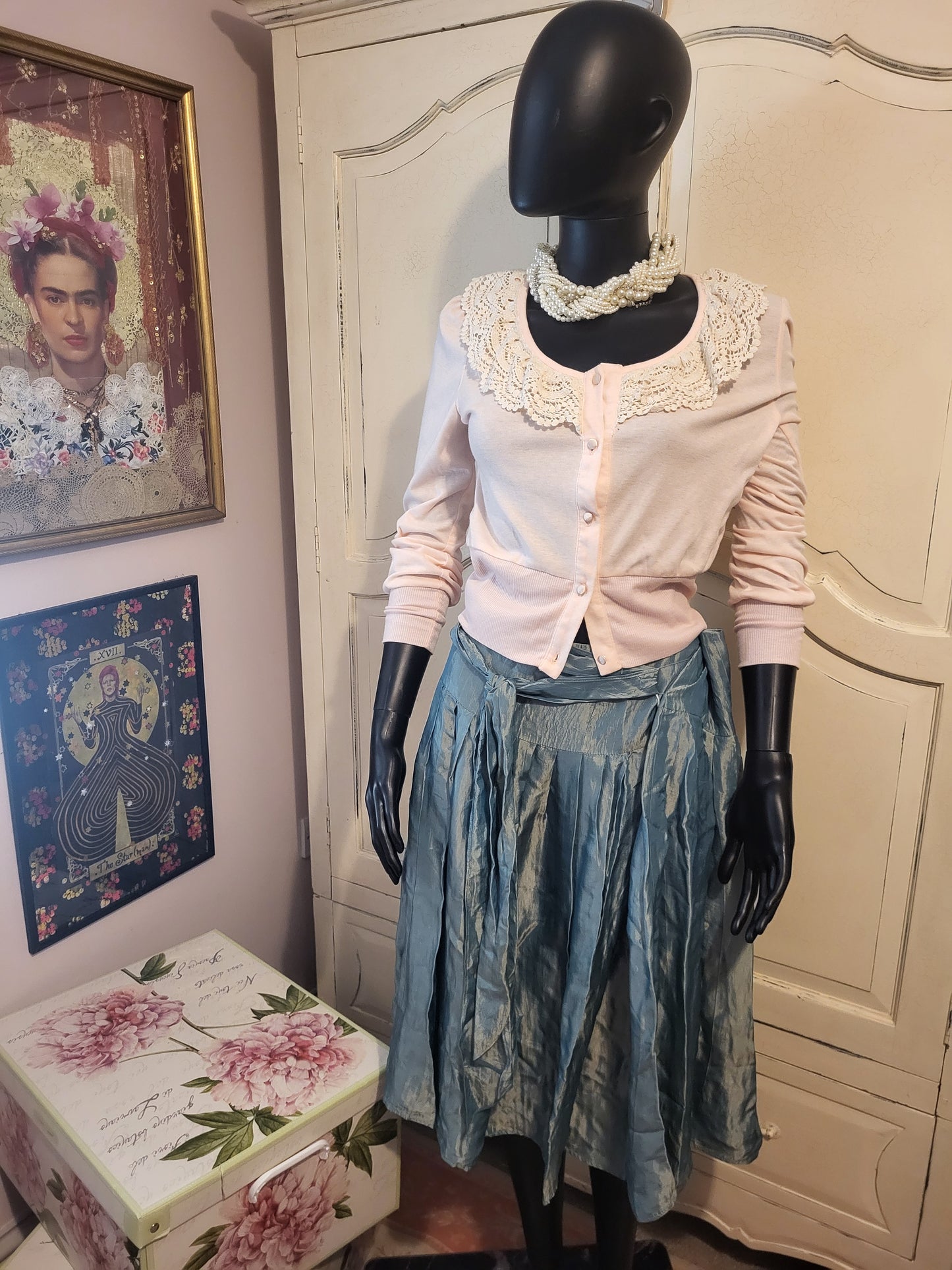 Sea Green Midi Skirt