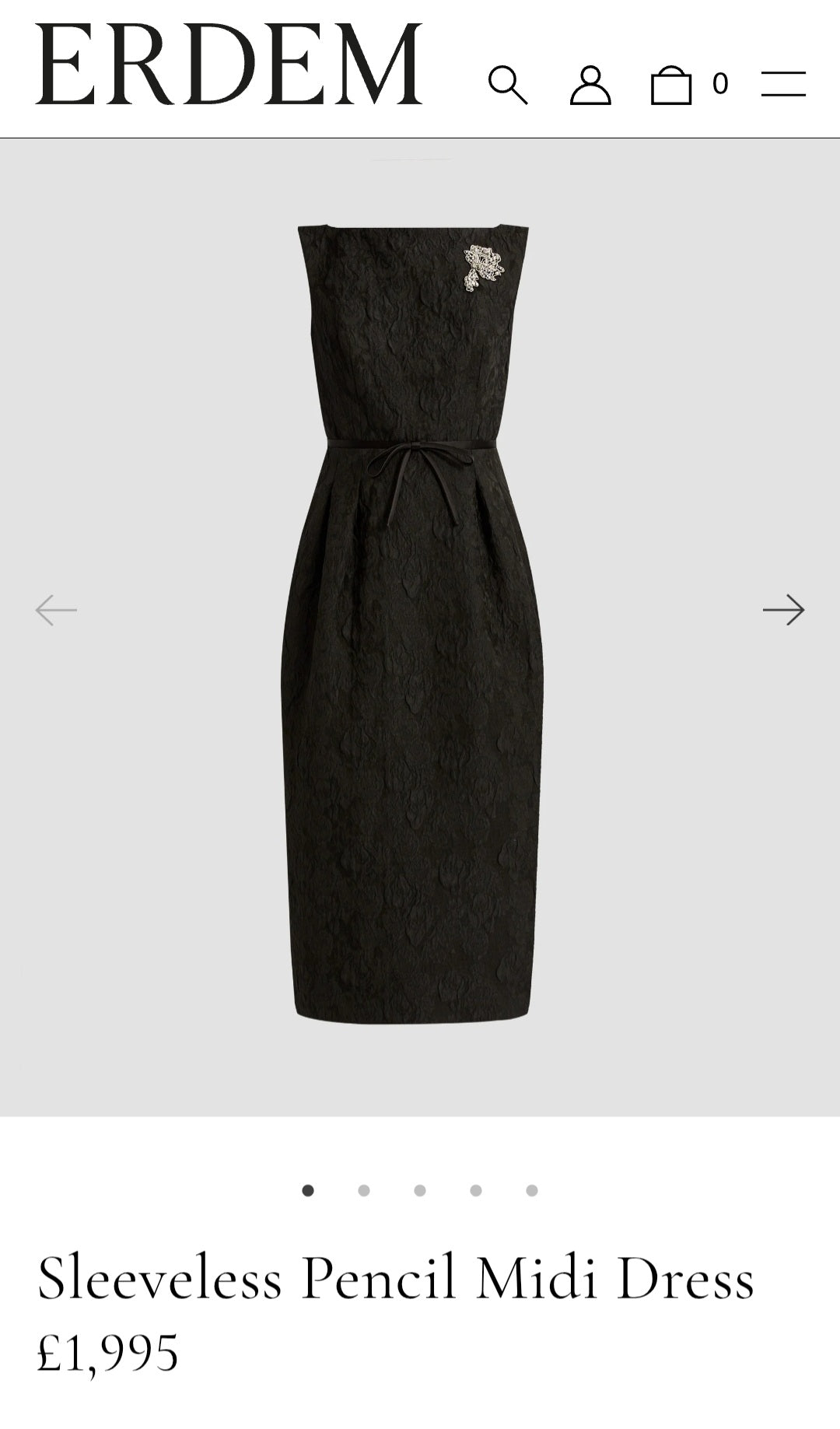 Erdem Tweed Shift Dress and Sheer Evening Jacket