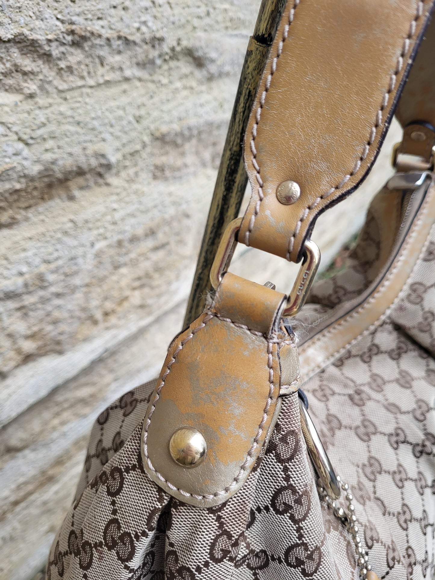 Vintage Gucci Sukey GG Monogram Hobo Bag