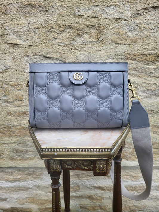 Gucci GG Matelassé Quilted Leather Shoulder Bag