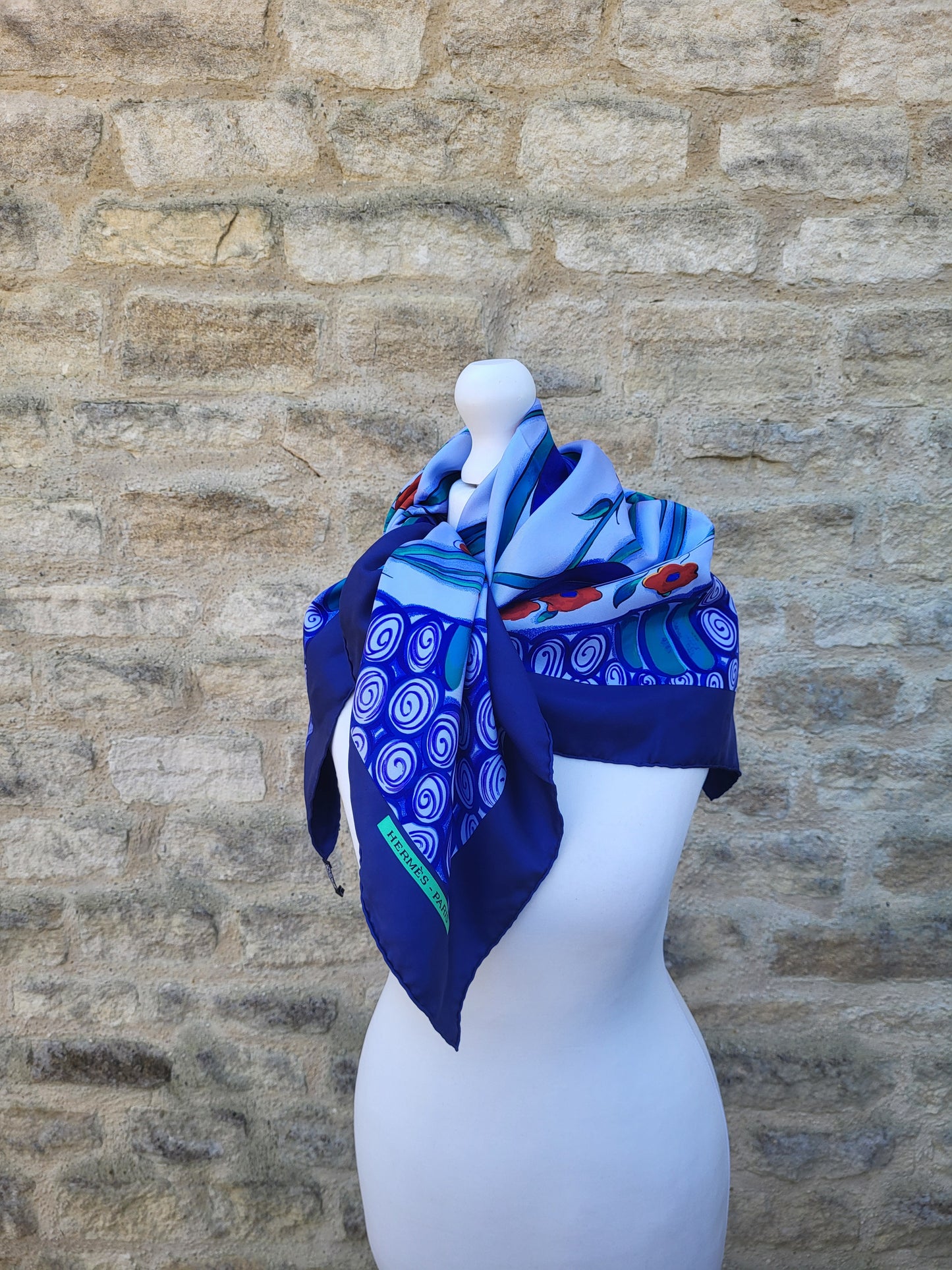 Hermès Silk Scarf 'Céramique Ottomane'' Boxed - Full Set