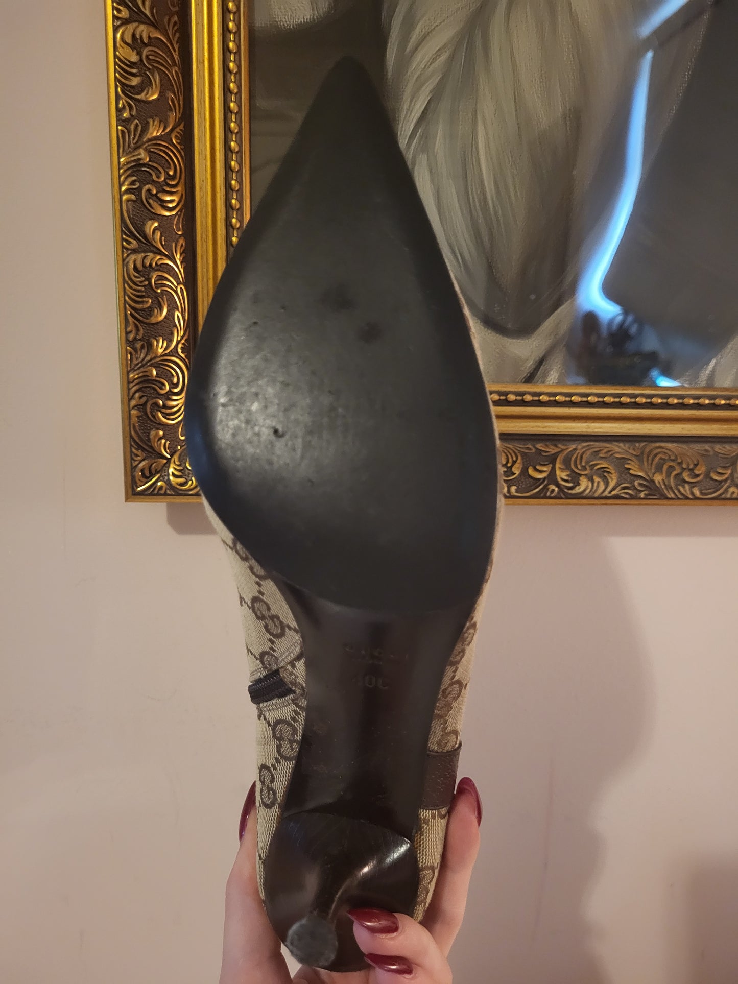 Tom Ford Era Gucci Monogram Stiletto Boots