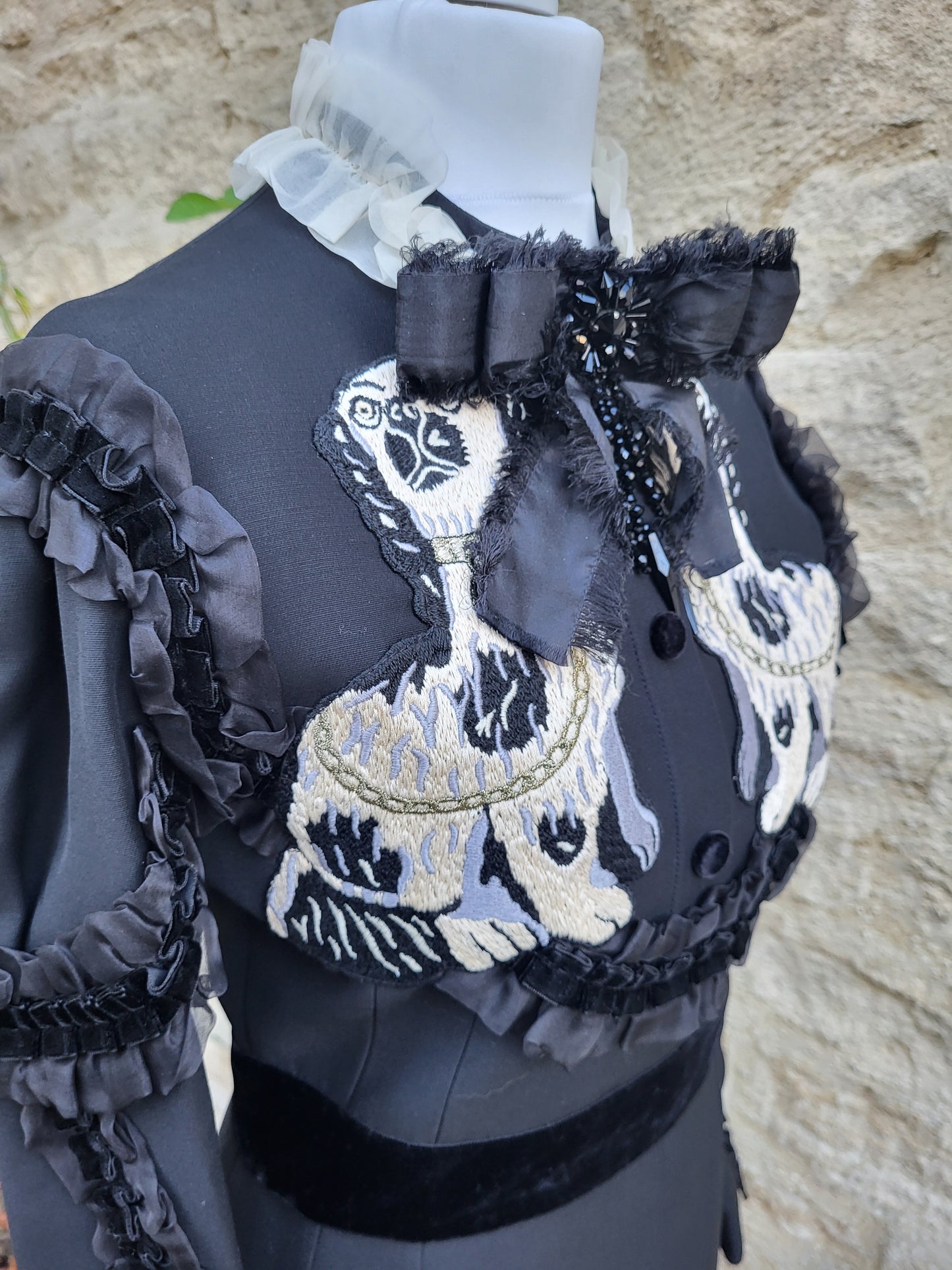 Gucci Alessandro Michele Beaded Bosco & Orso Dress