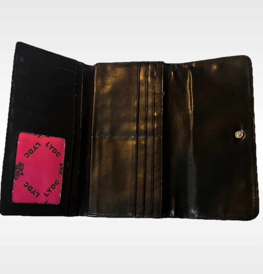 LYDC Animal Print Studded Wallet