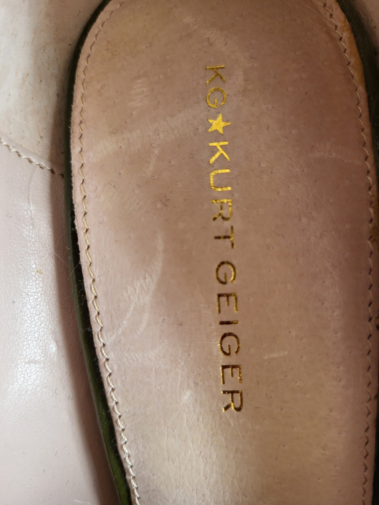 Kurt Geiger Leather and Suede Platform Loafers