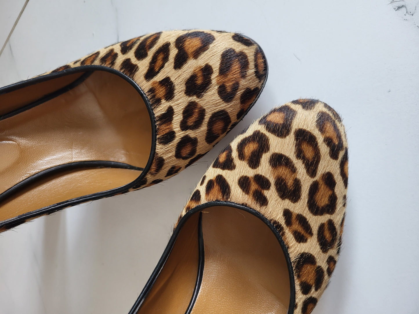 Vintage Hobbs Fully Leather Lined Ponyskin Platform Heels