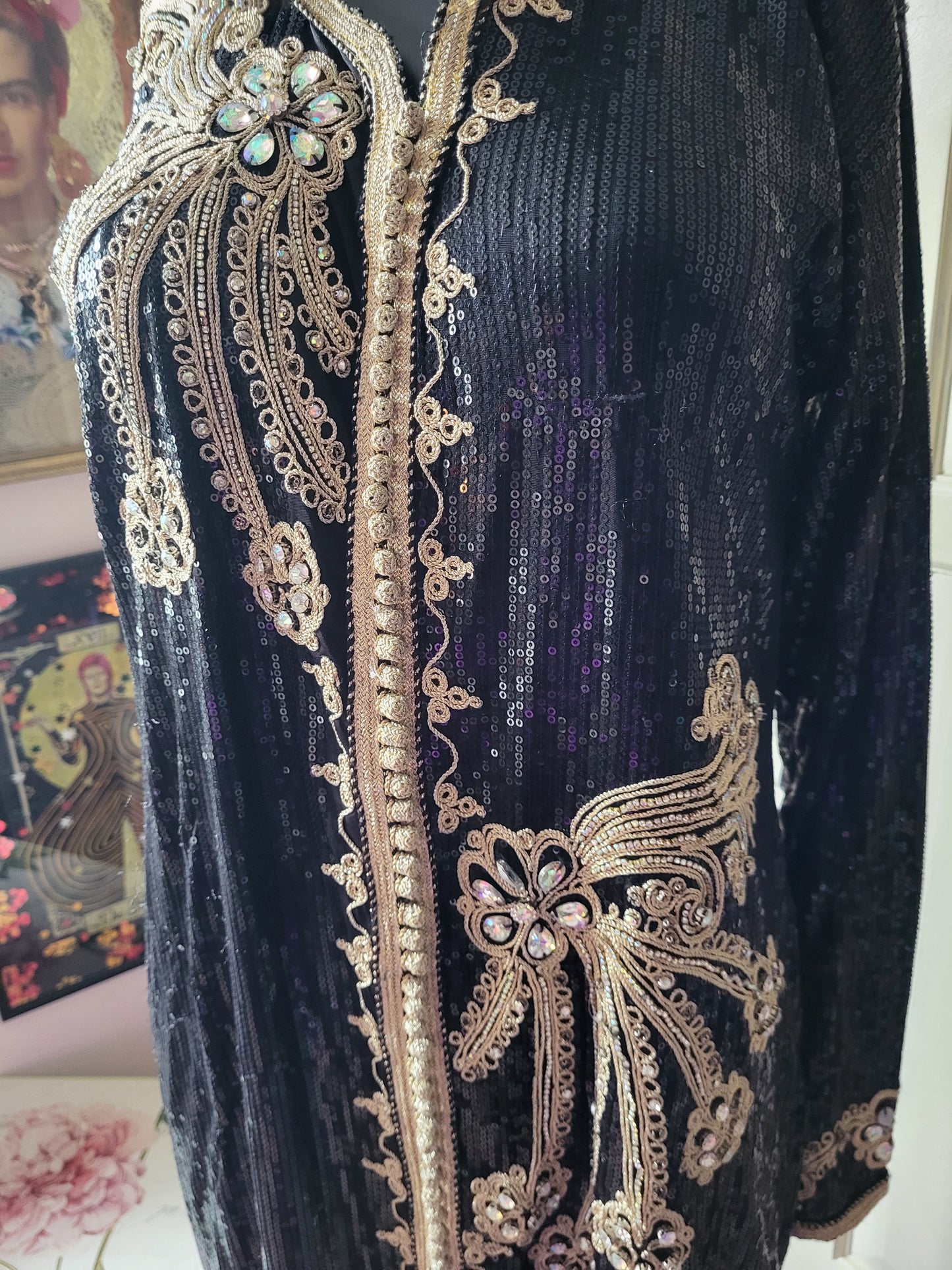 Vintage Moroccan Sequin Robe