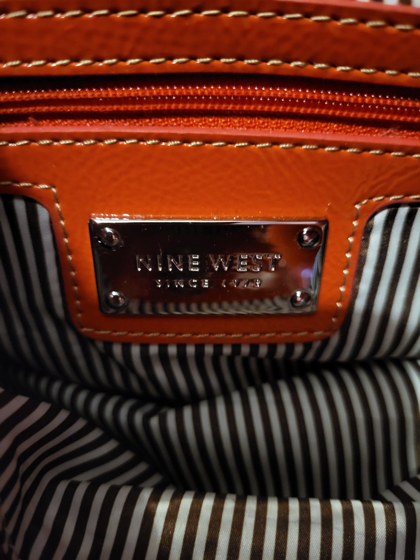 Nine West Large Patent Red Handbag