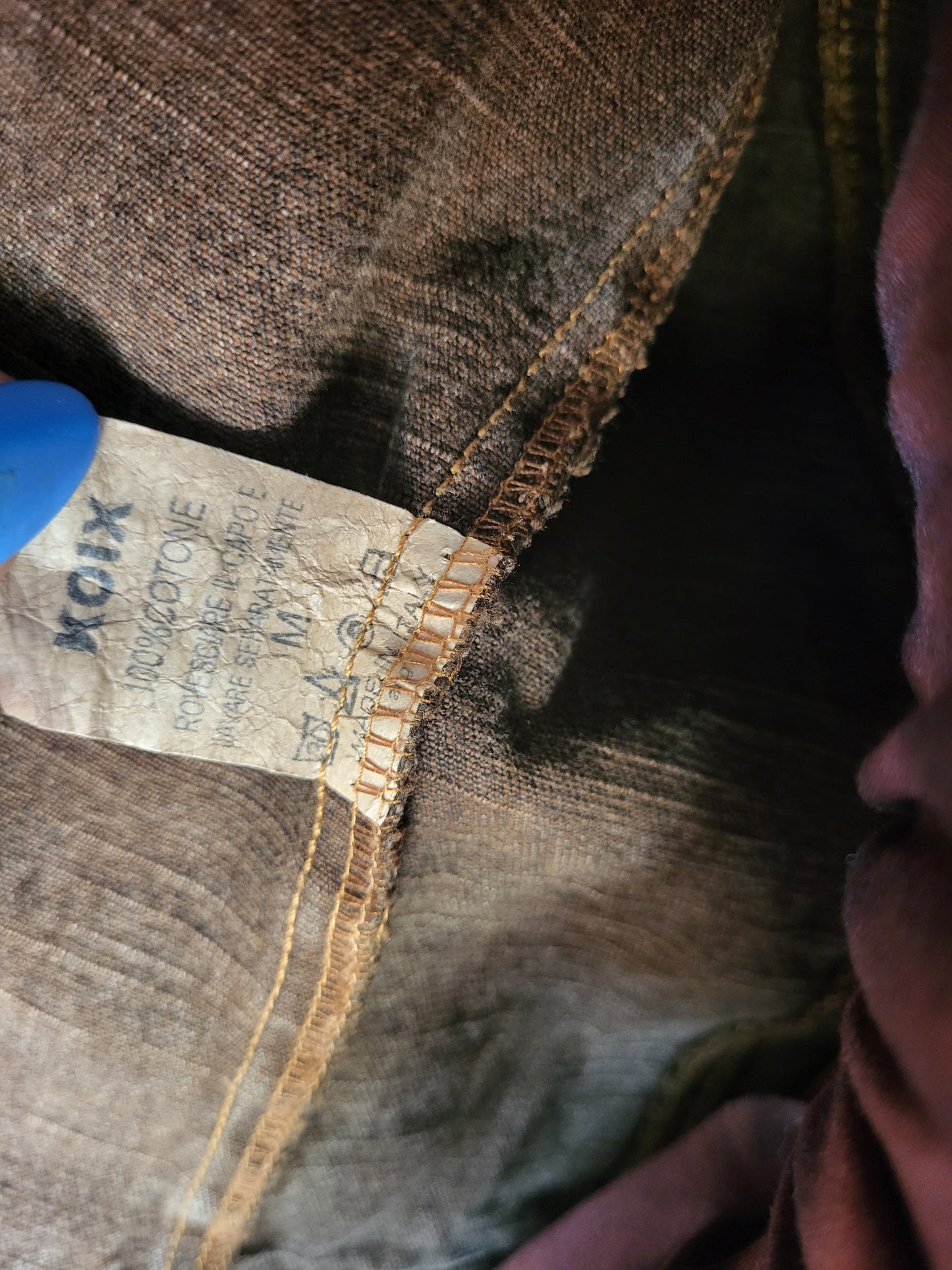 Vintage Koix Denim and Courduroy Jacket