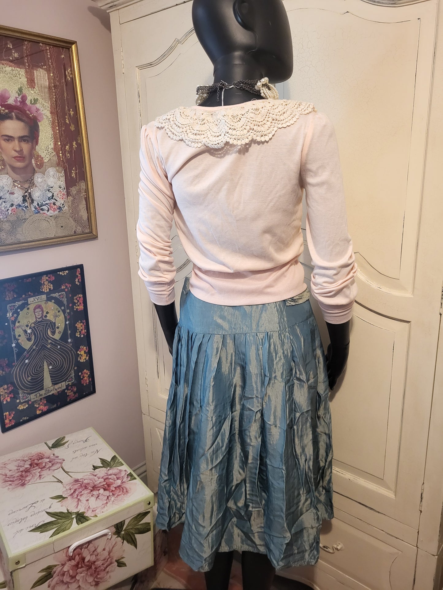 Sea Green Midi Skirt
