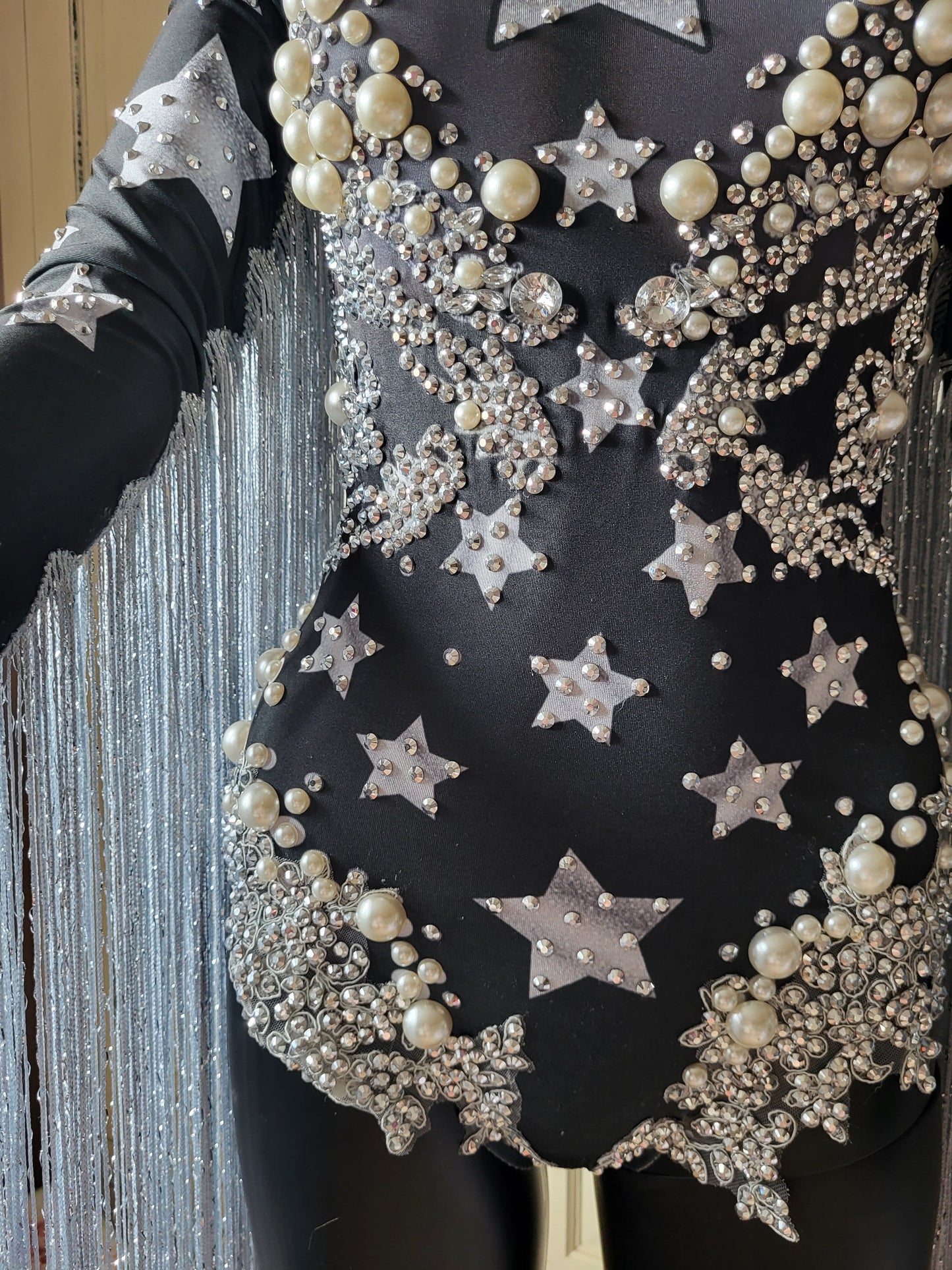 Born in Stockholm Star Fringe Bodysuit