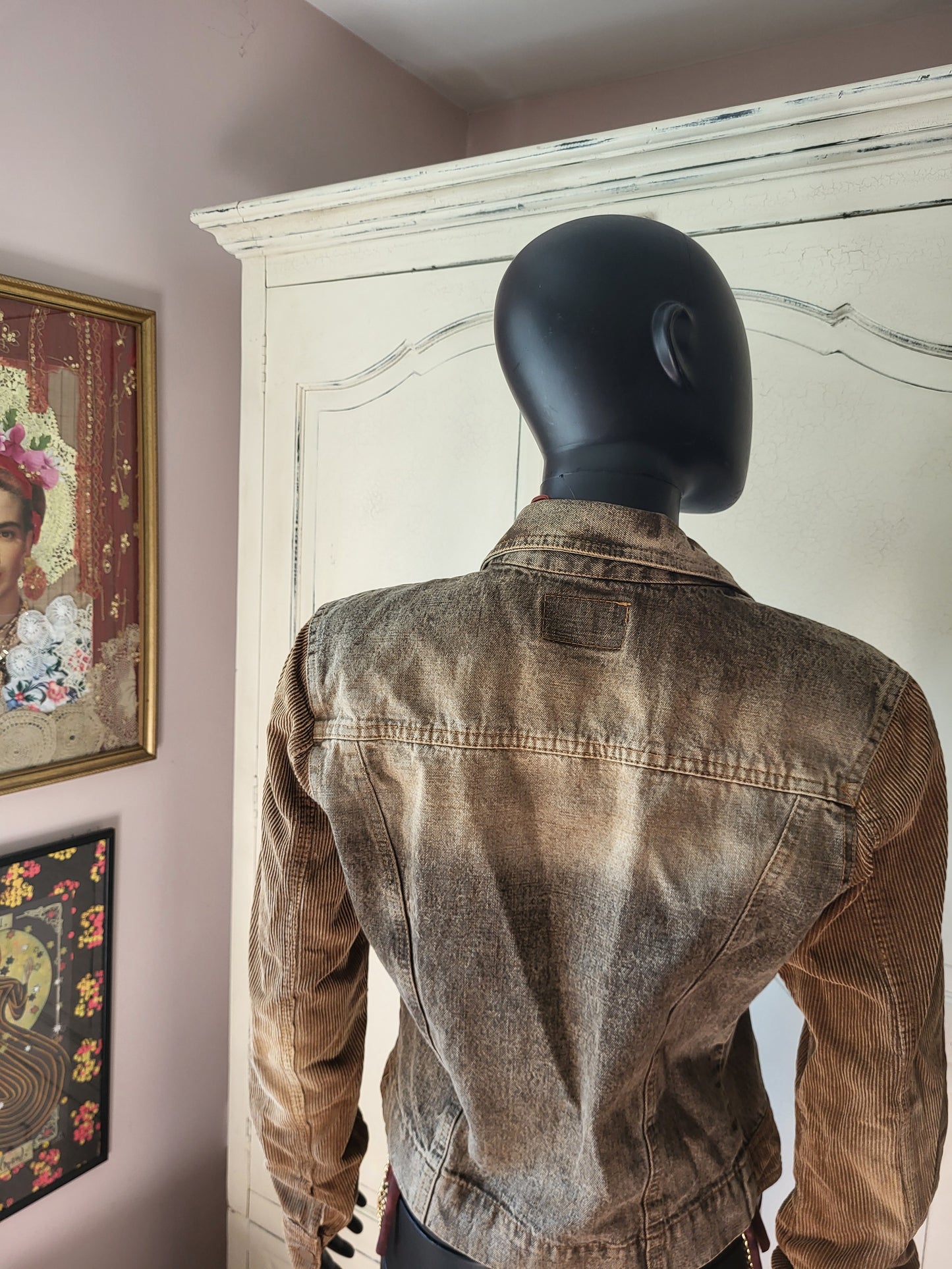 Vintage Koix Denim and Courduroy Jacket