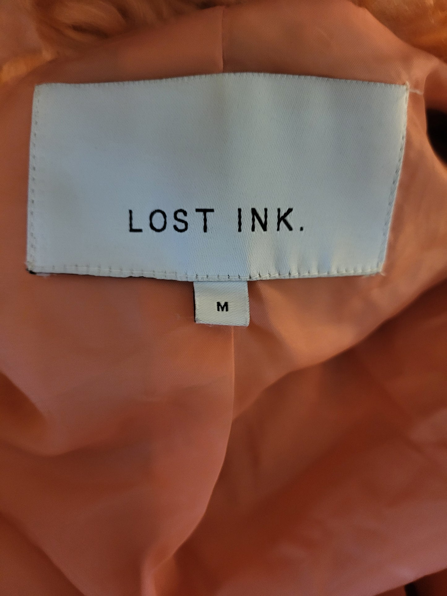 Vintage Peach Shaggy Jacket - Lost Ink