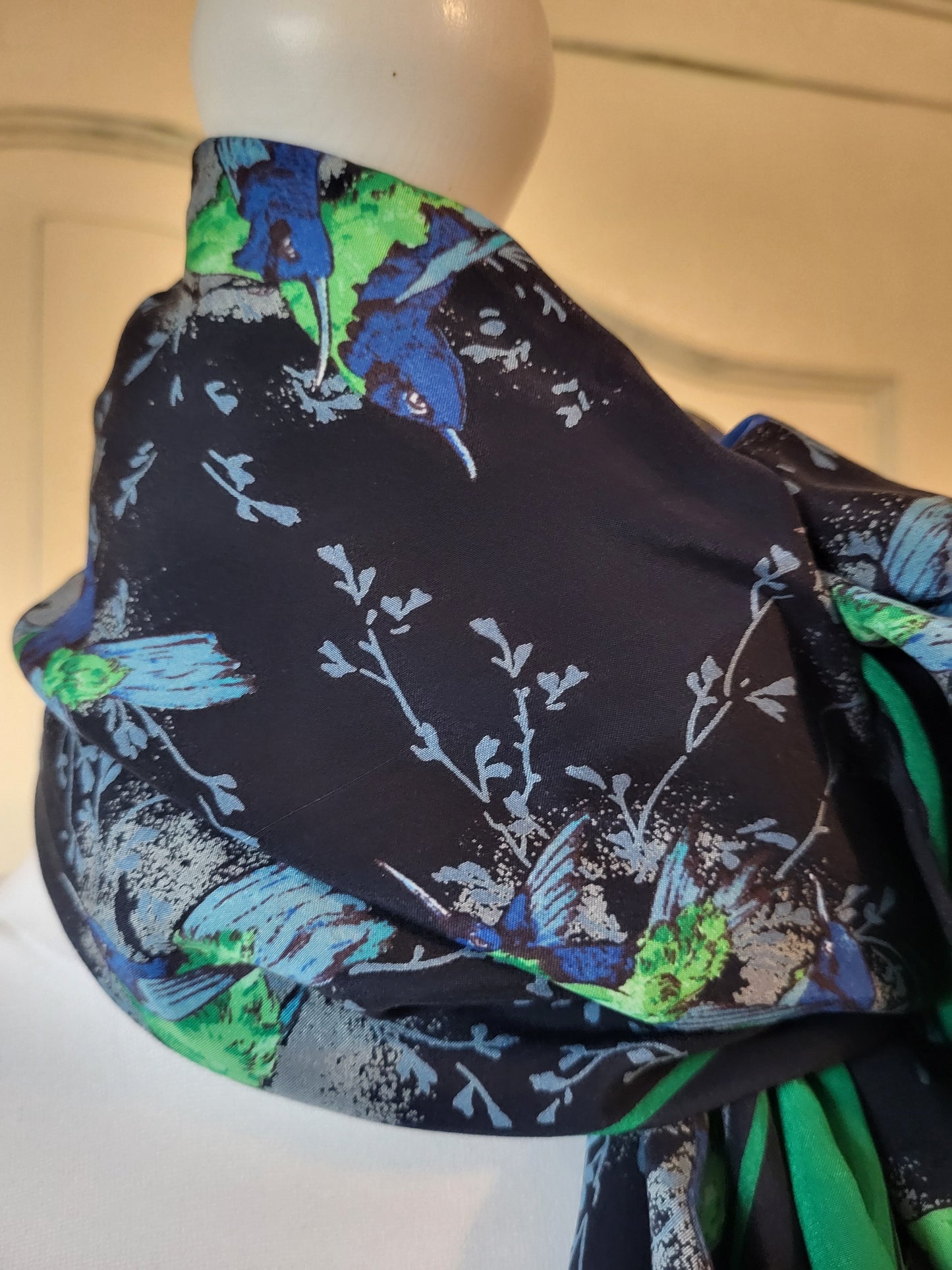 Gucci Vintage Silk Carré Scarf
