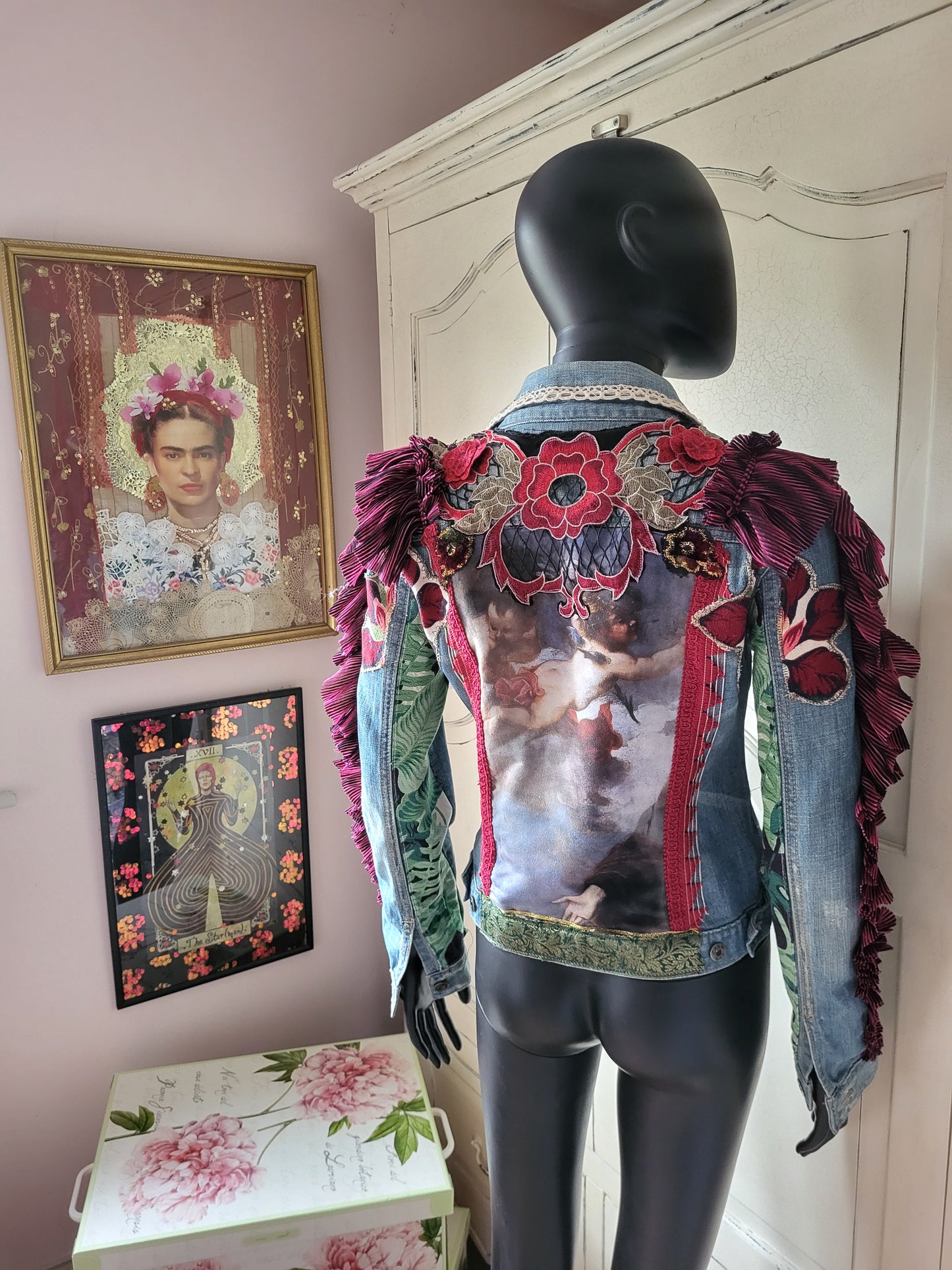 Vintage Embroidered Denim Jacket