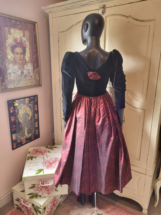 Vintage 1990s Custom-Made Evening Dress