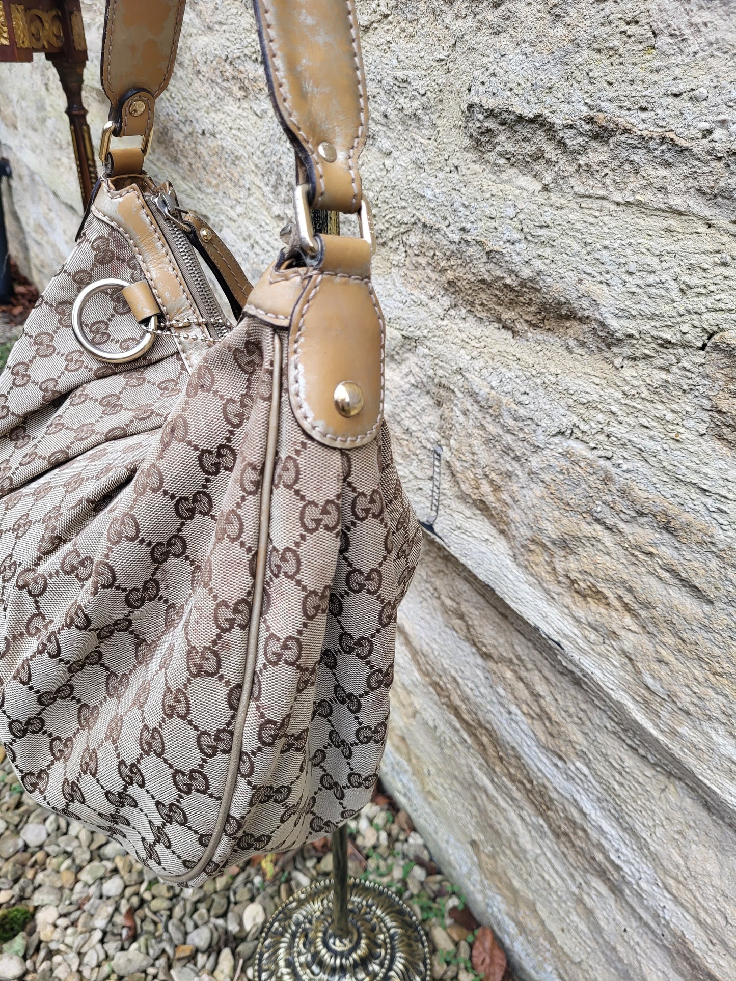 Vintage Gucci Sukey GG Monogram Hobo Bag