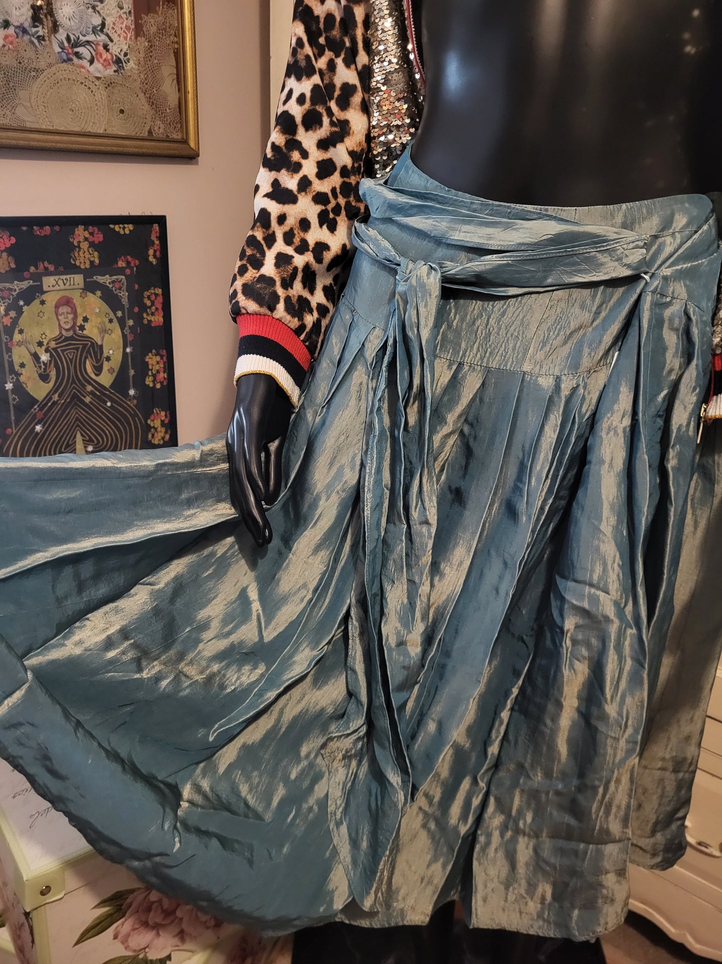 Sea Green Midi Skirt