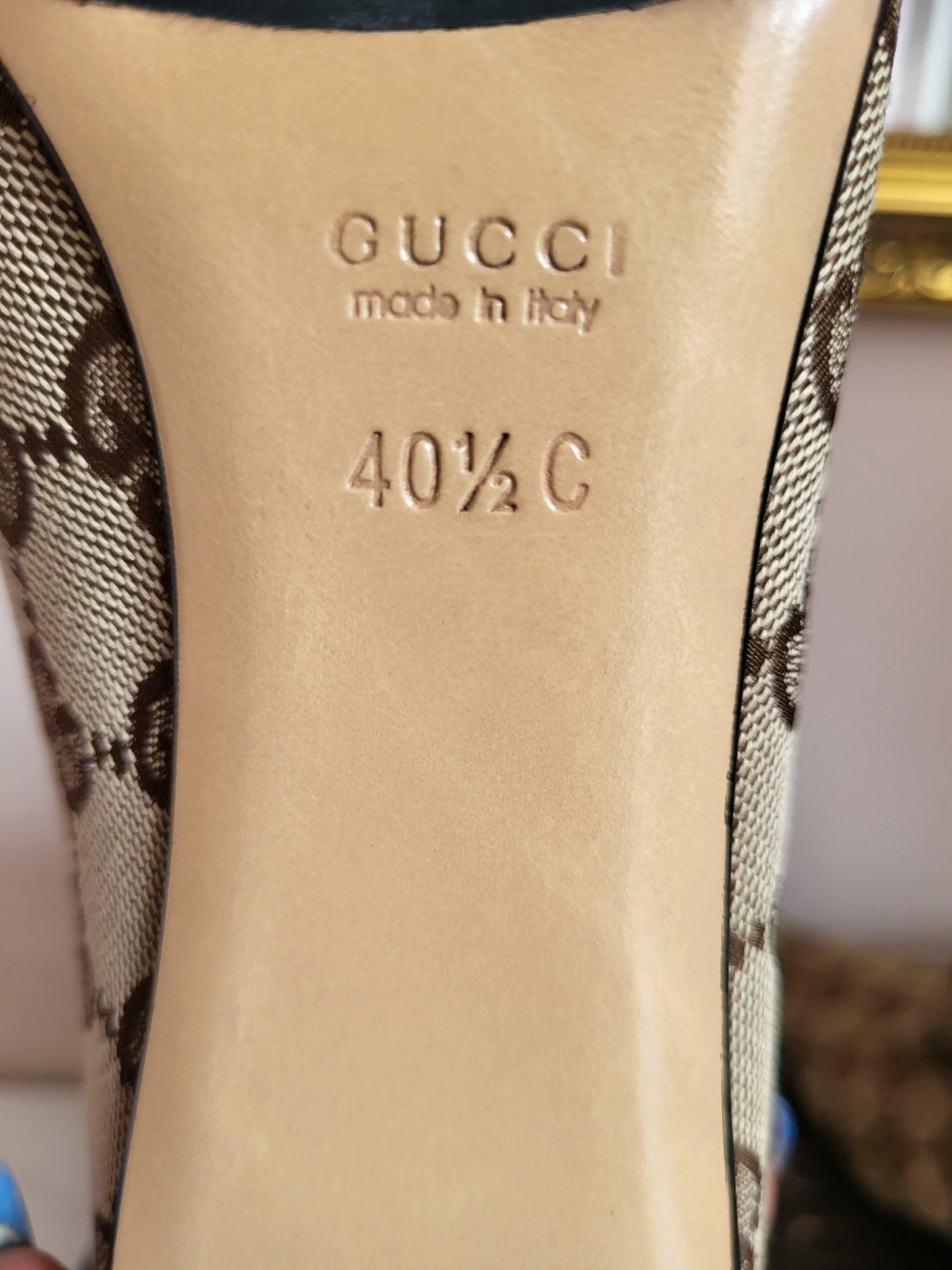 Gucci Classic Monogram Print Boots