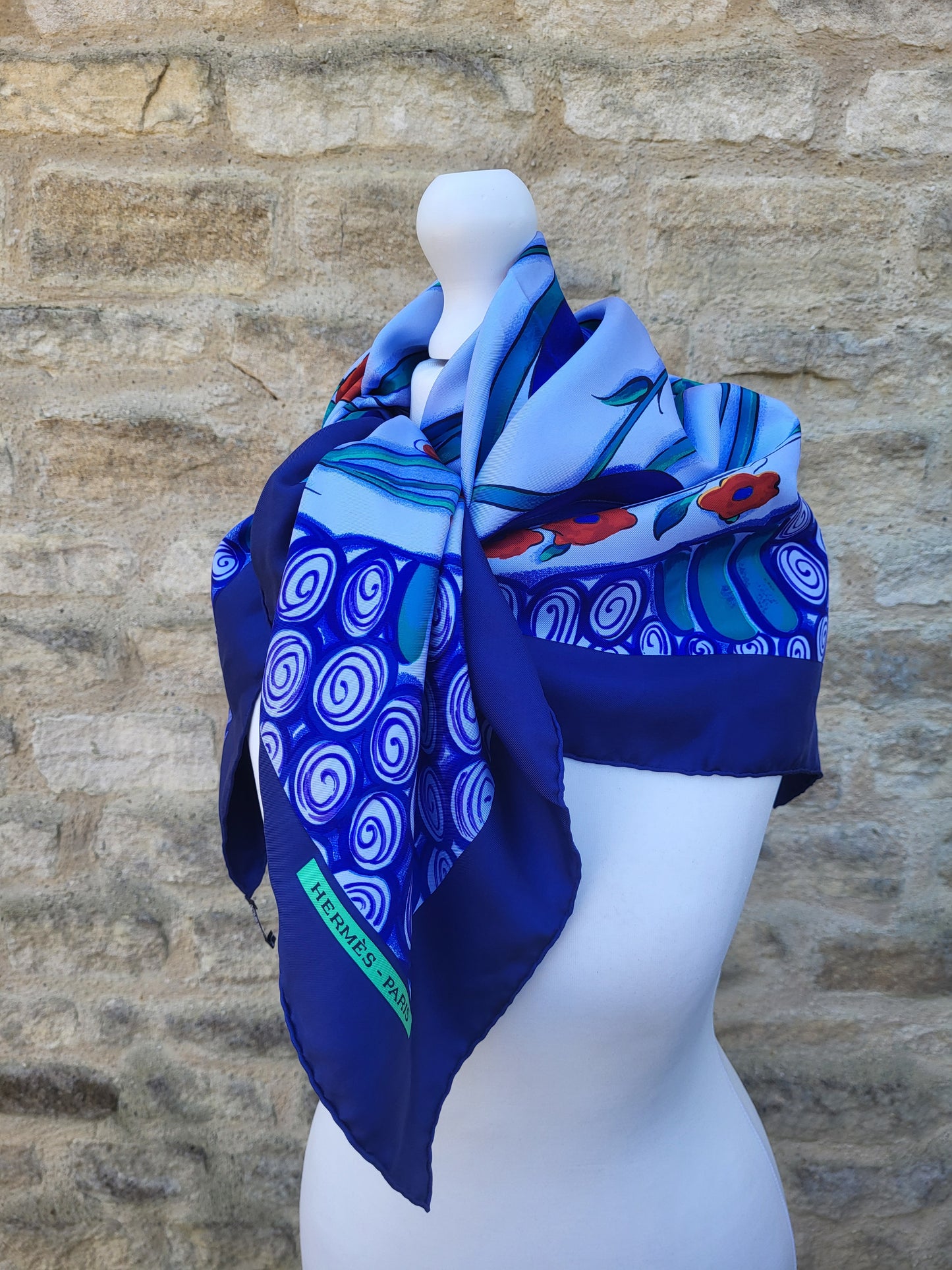 Hermès Silk Scarf 'Céramique Ottomane'' Boxed - Full Set