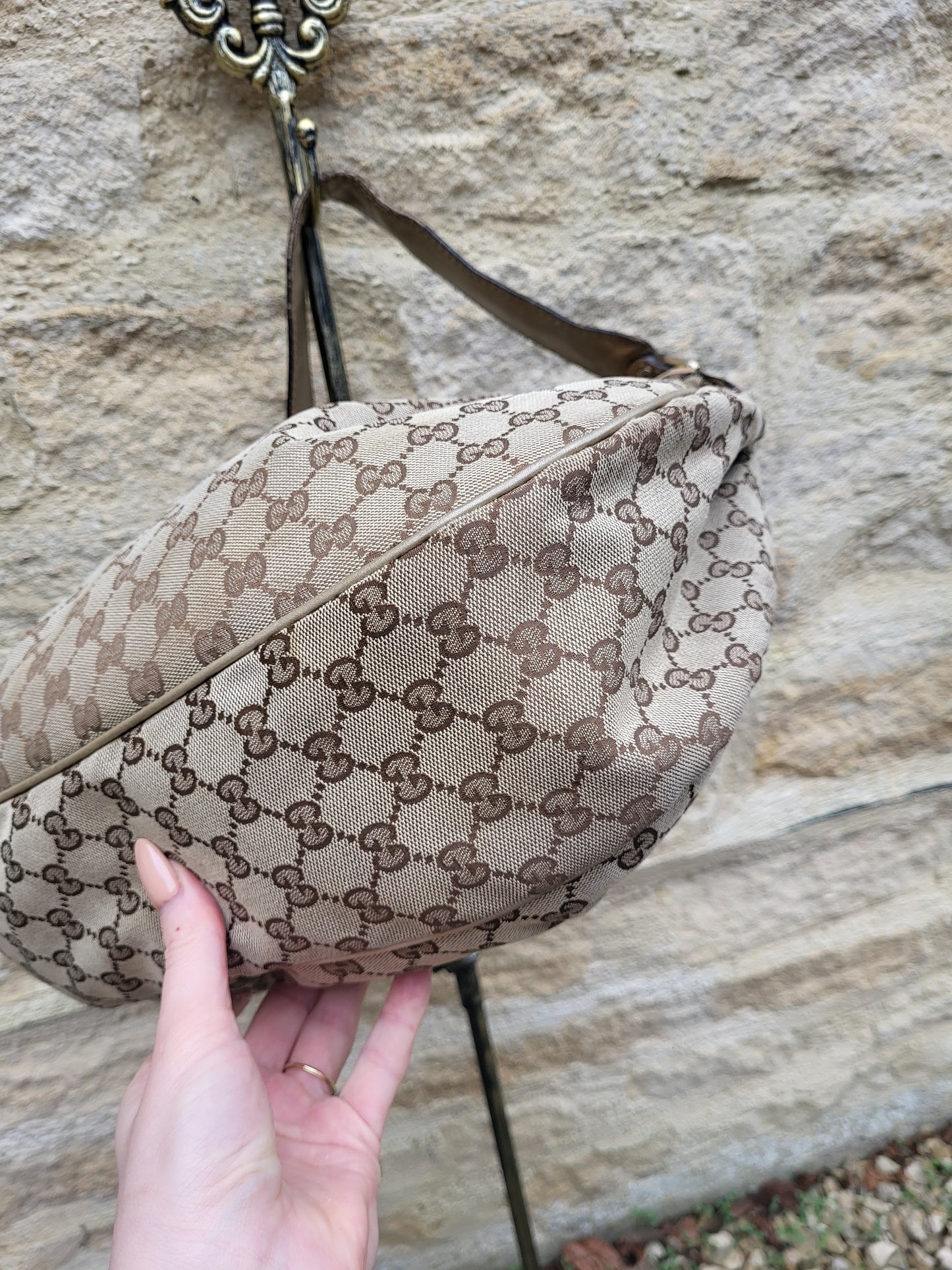 Vintage Gucci Sukey GG Monogram Hobo Bag