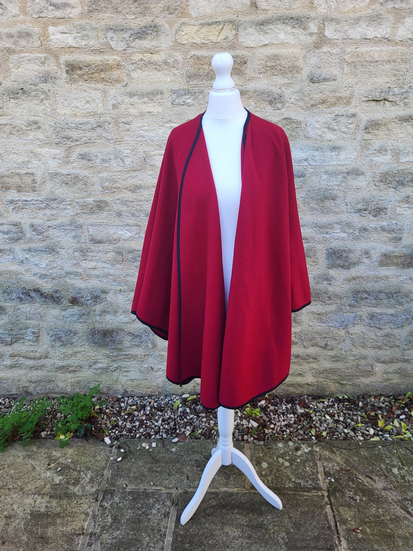 RARE Vintage Yves Saint Laurent Wool Cape